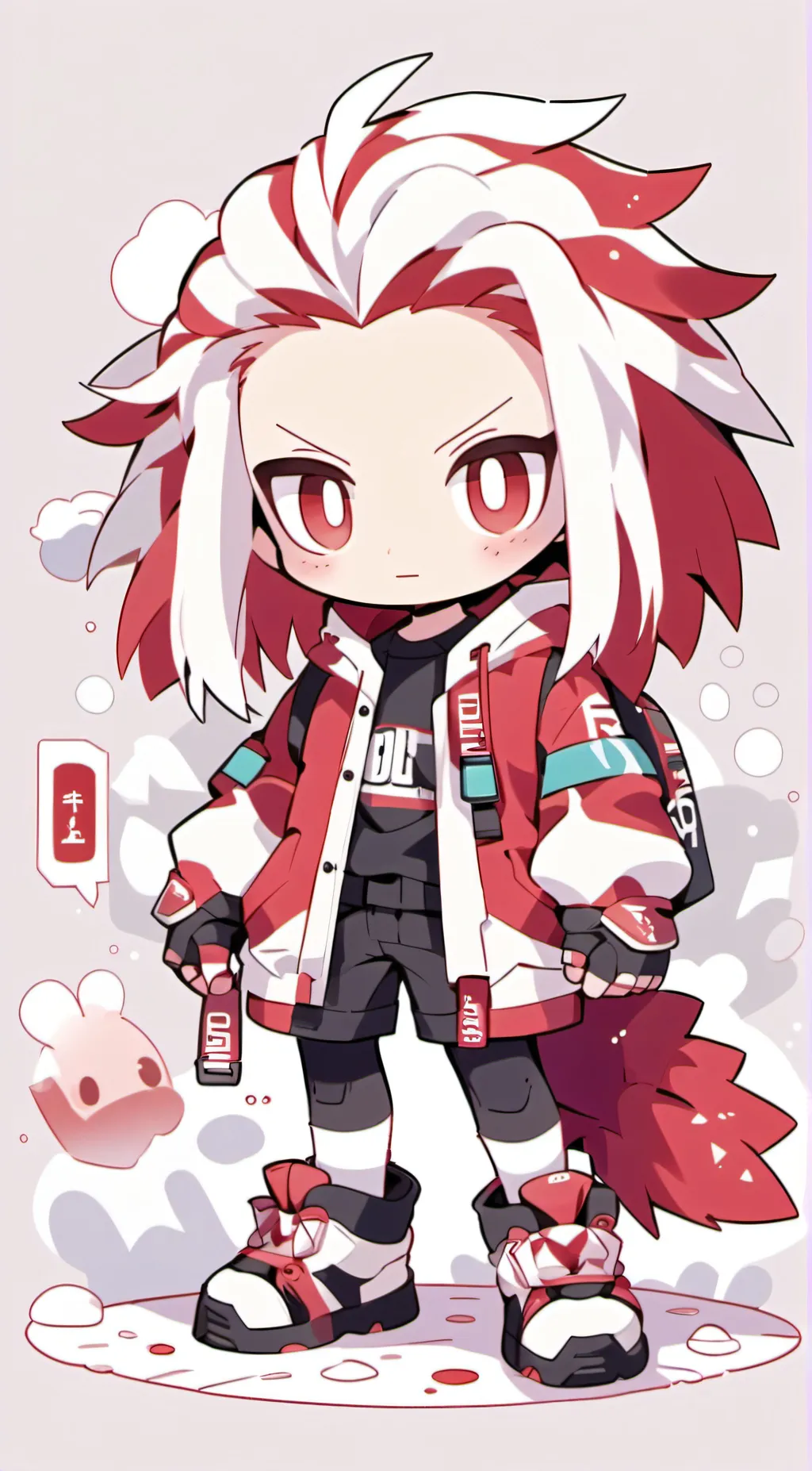 ai character: knuckles  background