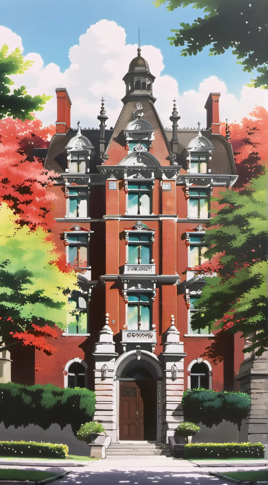 ai character: School :)  background