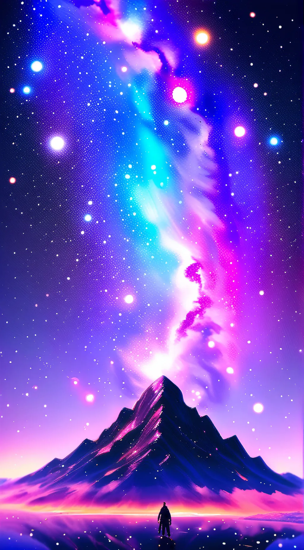 ai character: empty talkie  background