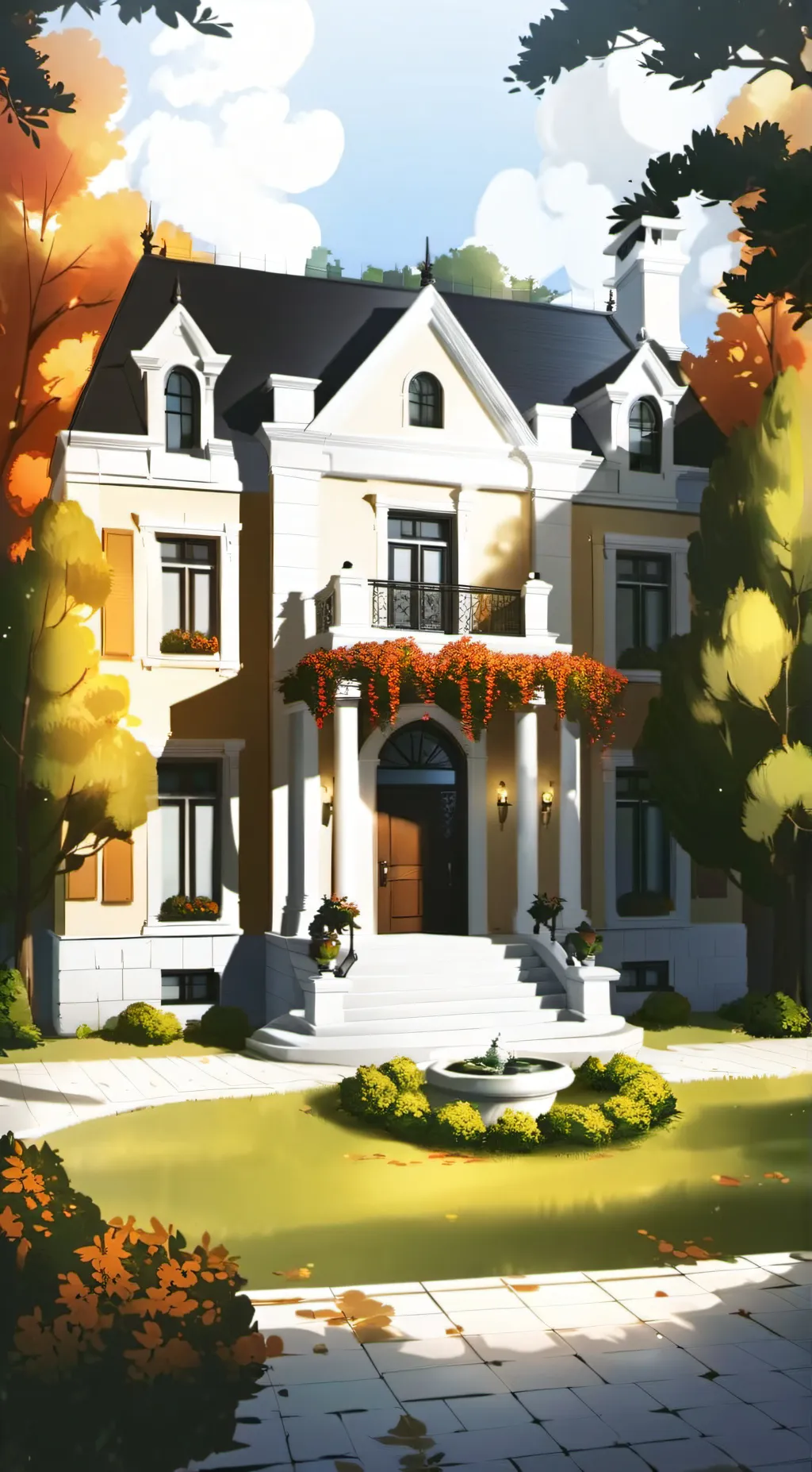 ai character: boy youtuber house background