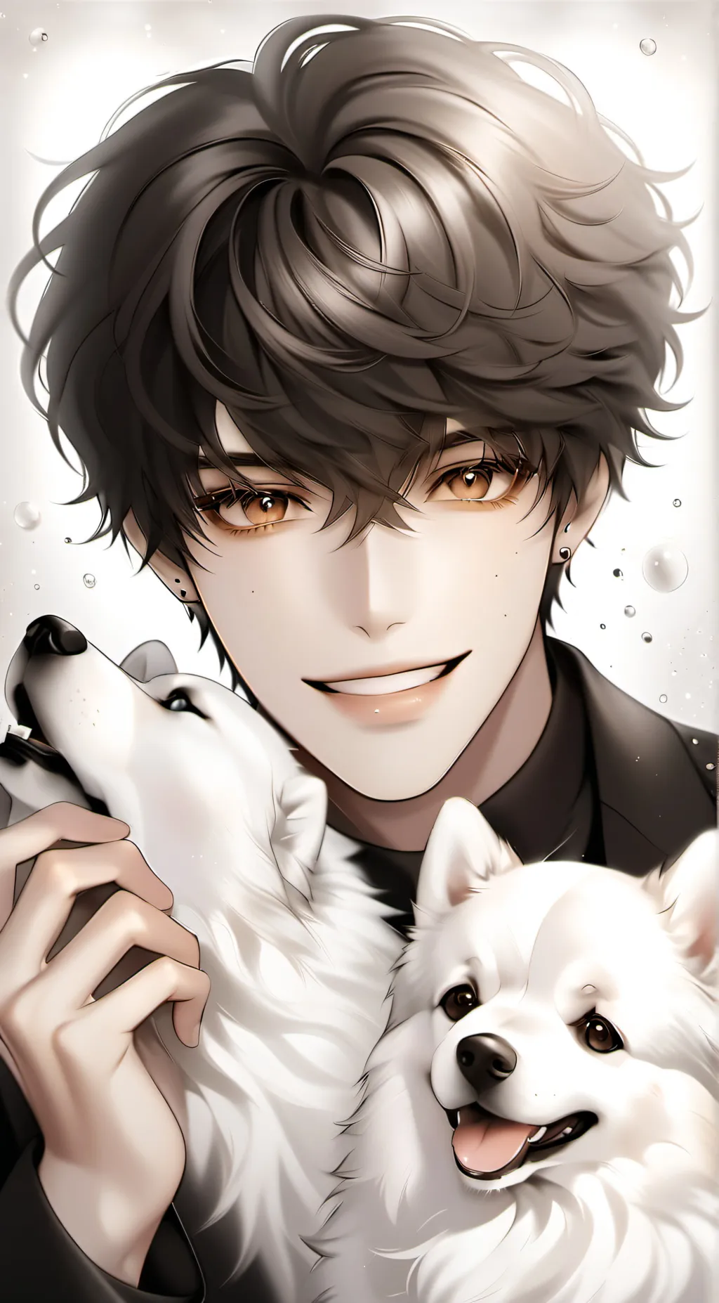 ai character: Cliff background