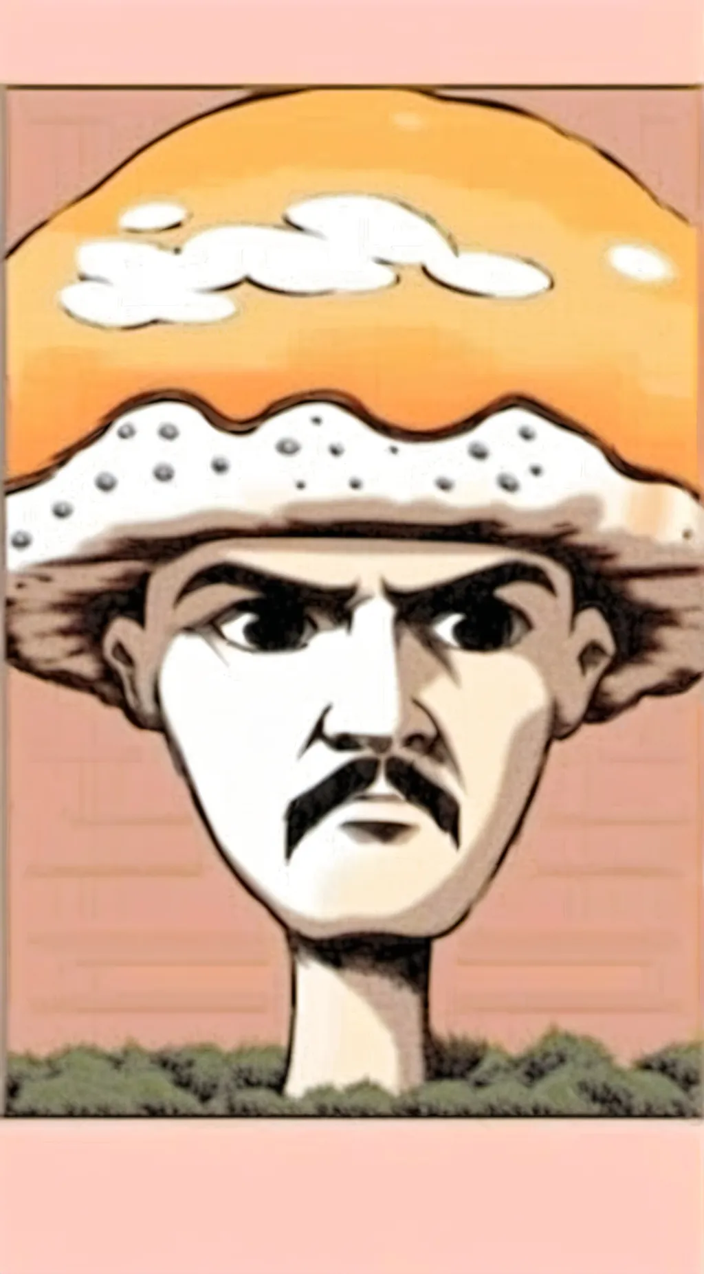 ai character: all seeing mushrum background