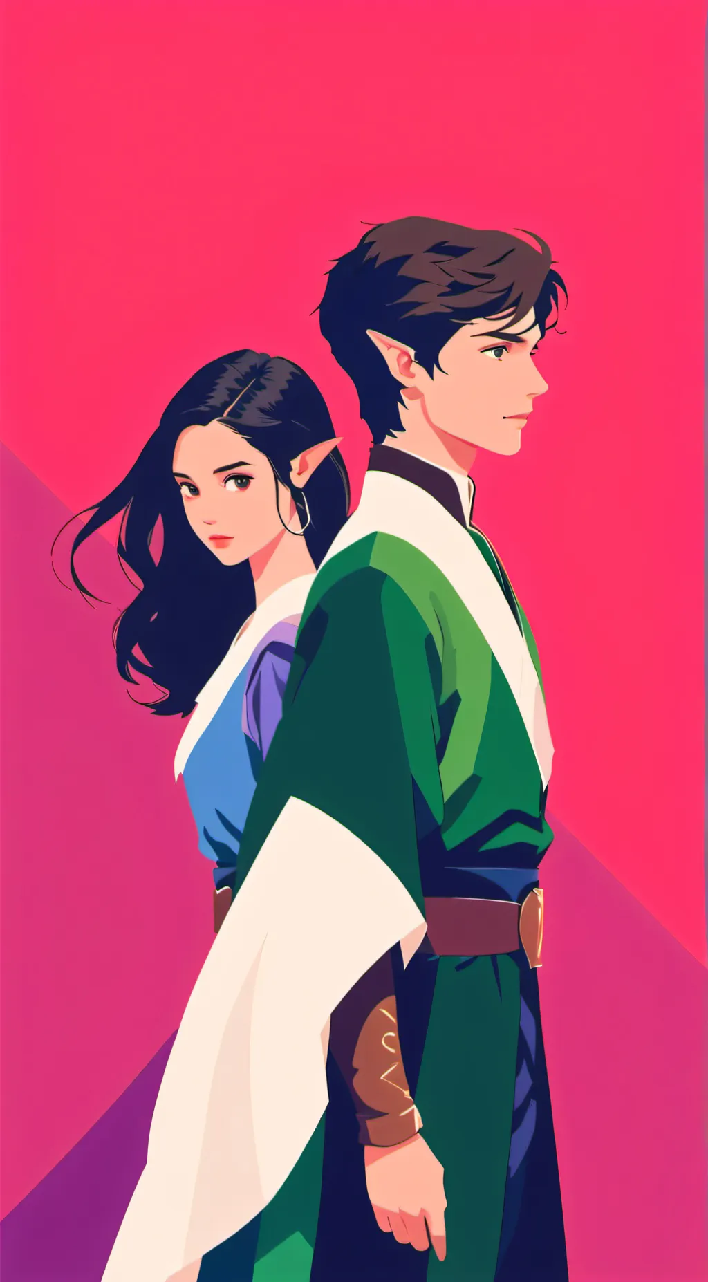 ai character: Forbidden Love background