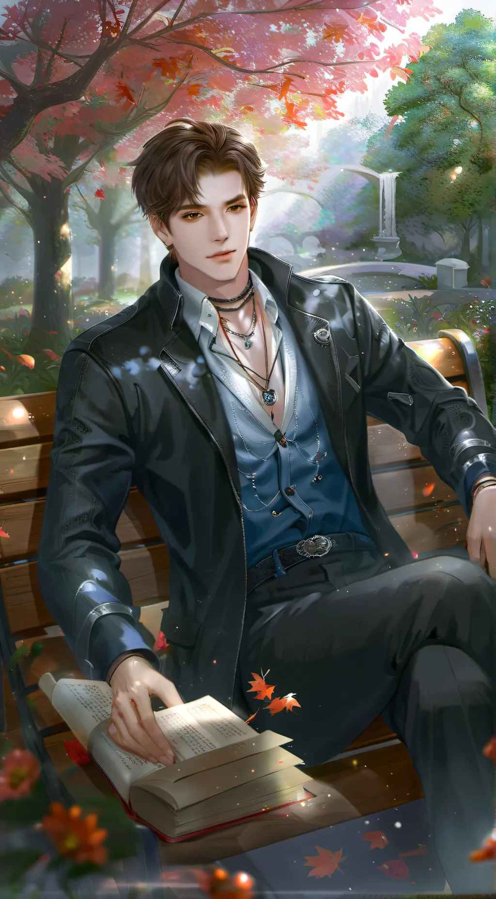 ai character: Leo background