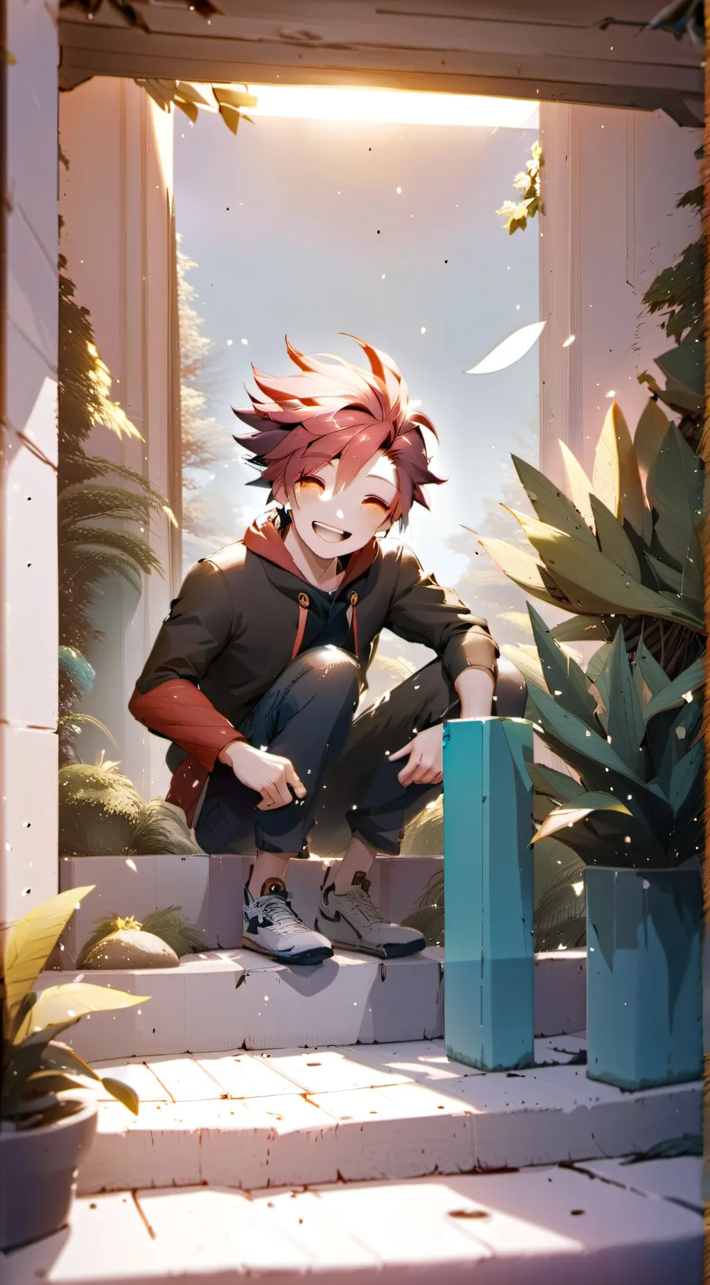 ai character: tanjiro kamado  background