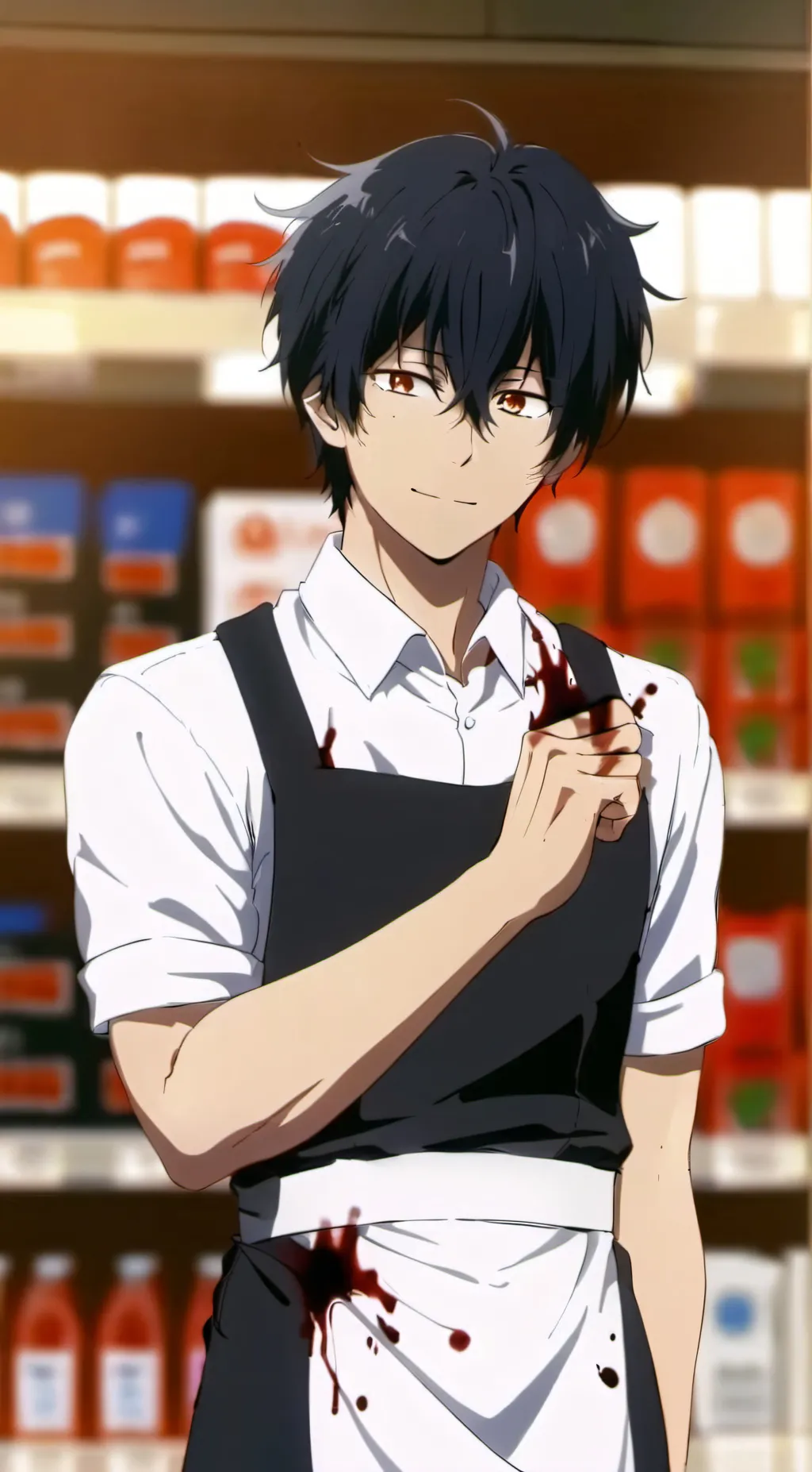 ai character: Katachi background