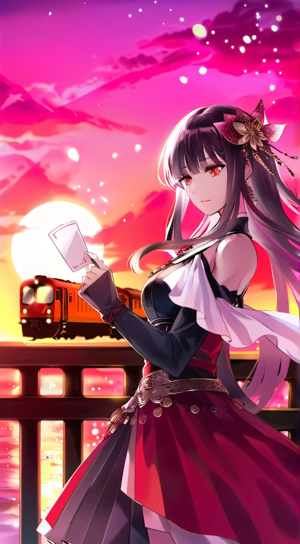 ai character: Sparkle  background