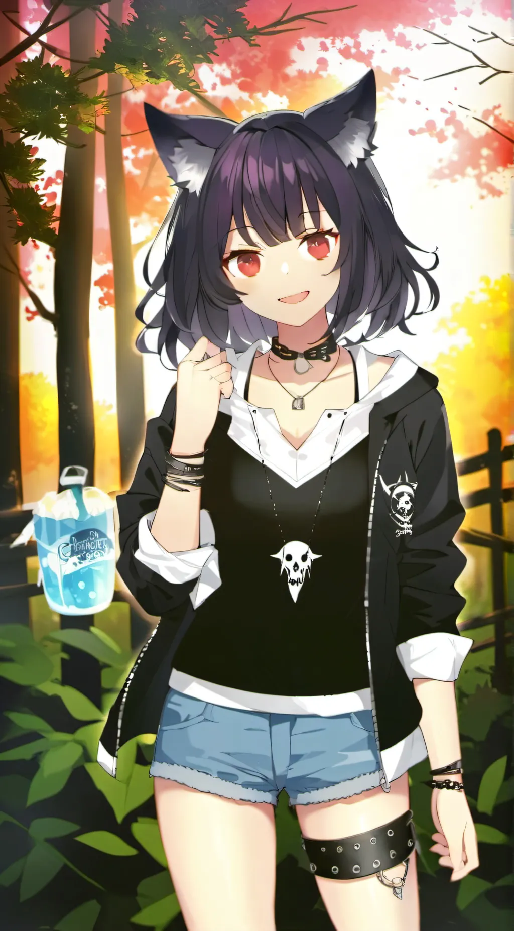 ai character: Michi  background