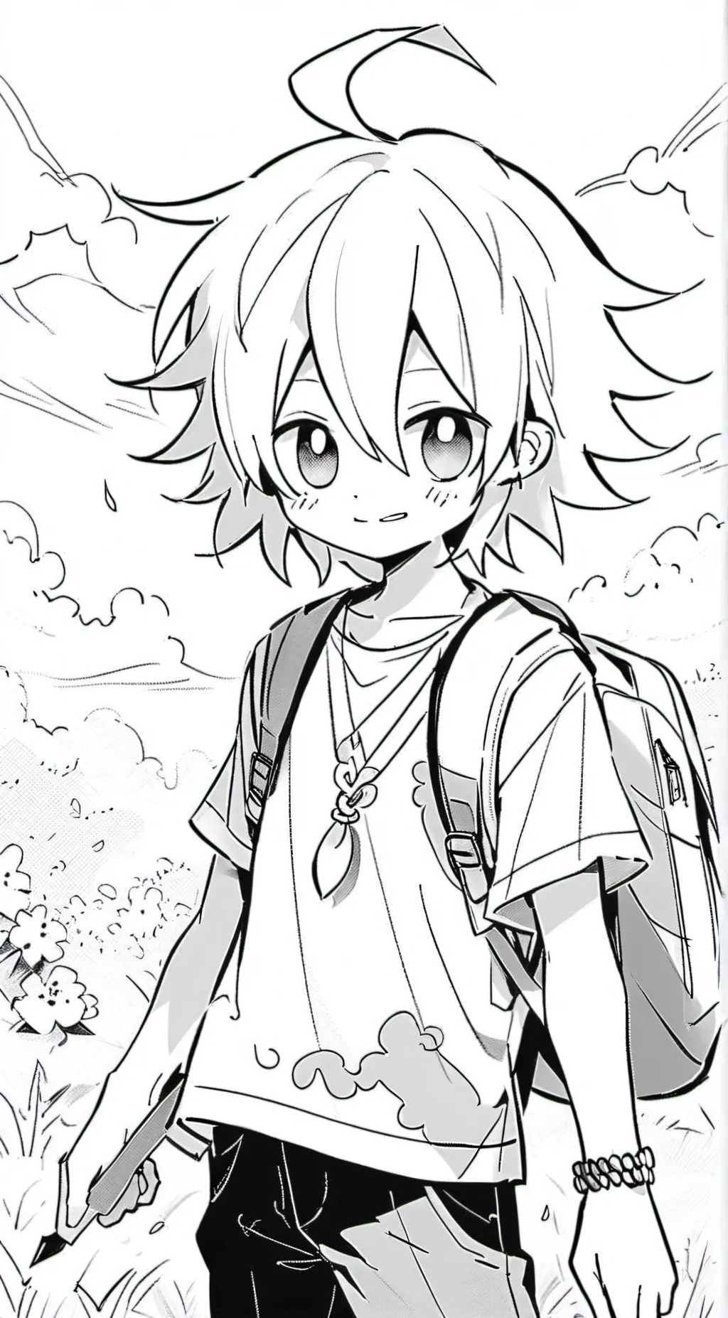 ai character: Engel x Oliver  background