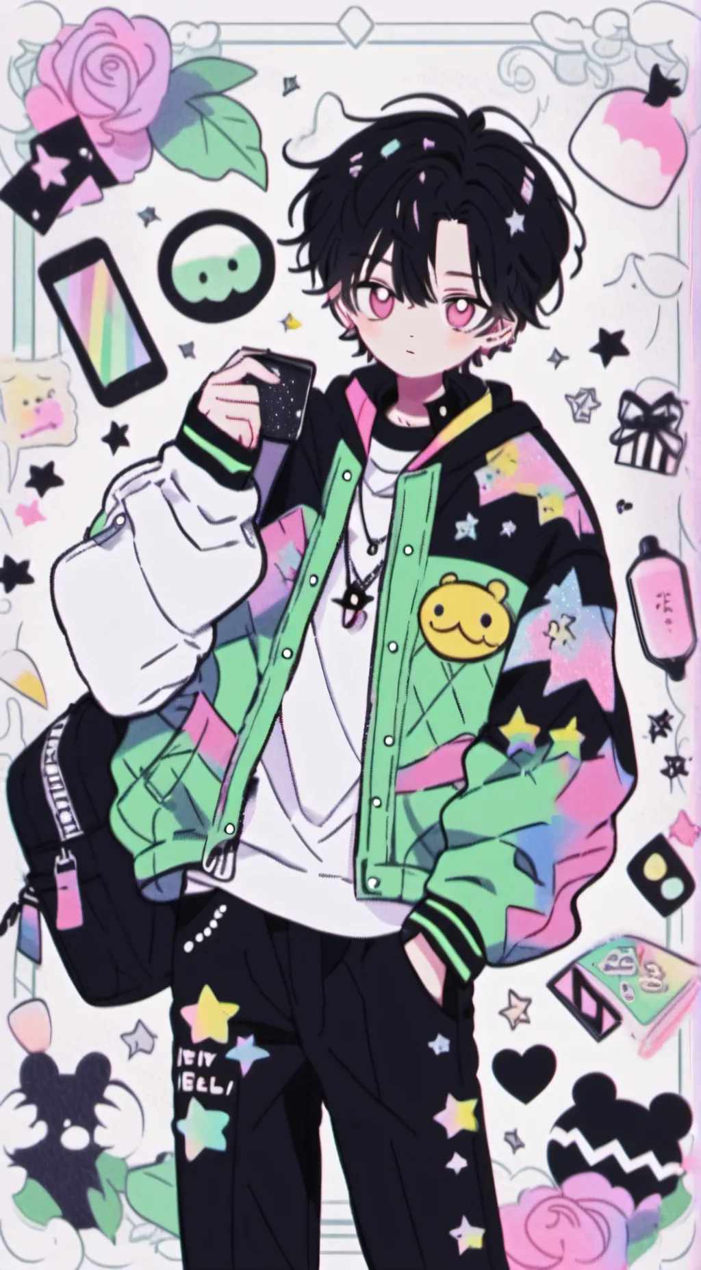 ai character: leo background