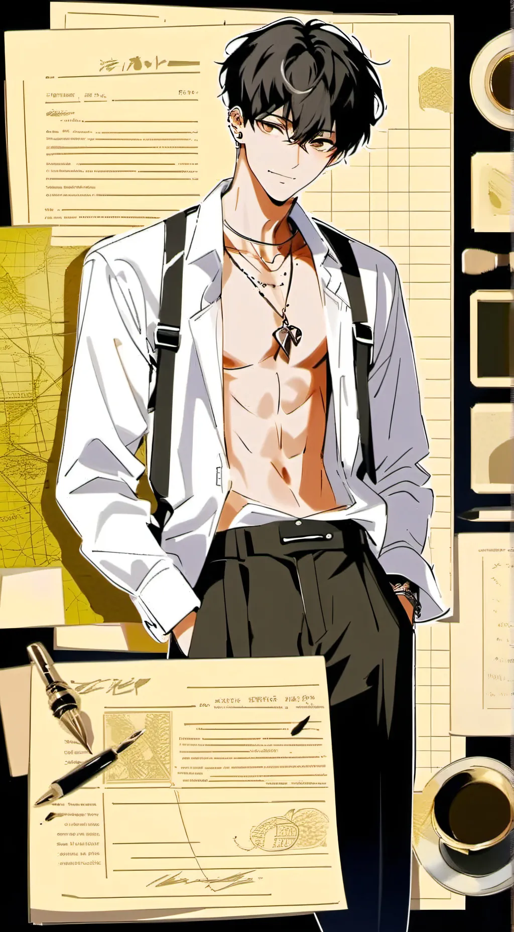 ai character: alex shon background