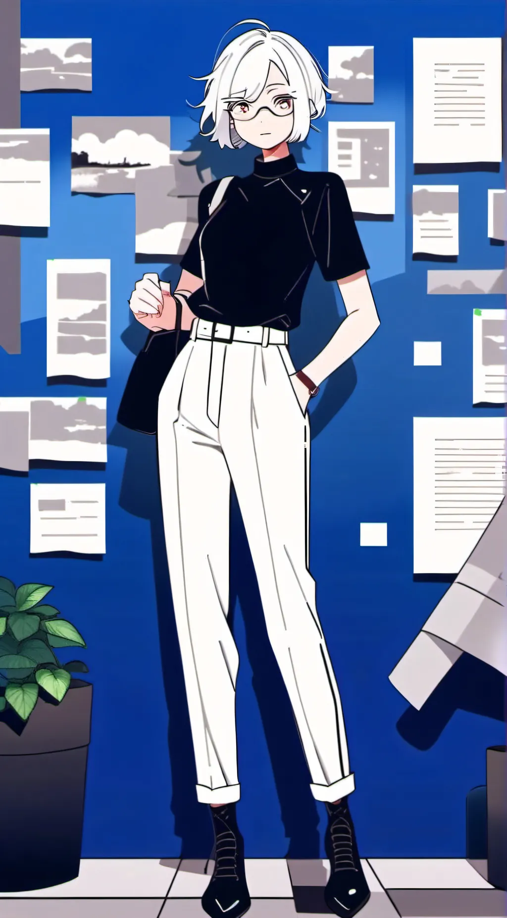 ai character: Zip background