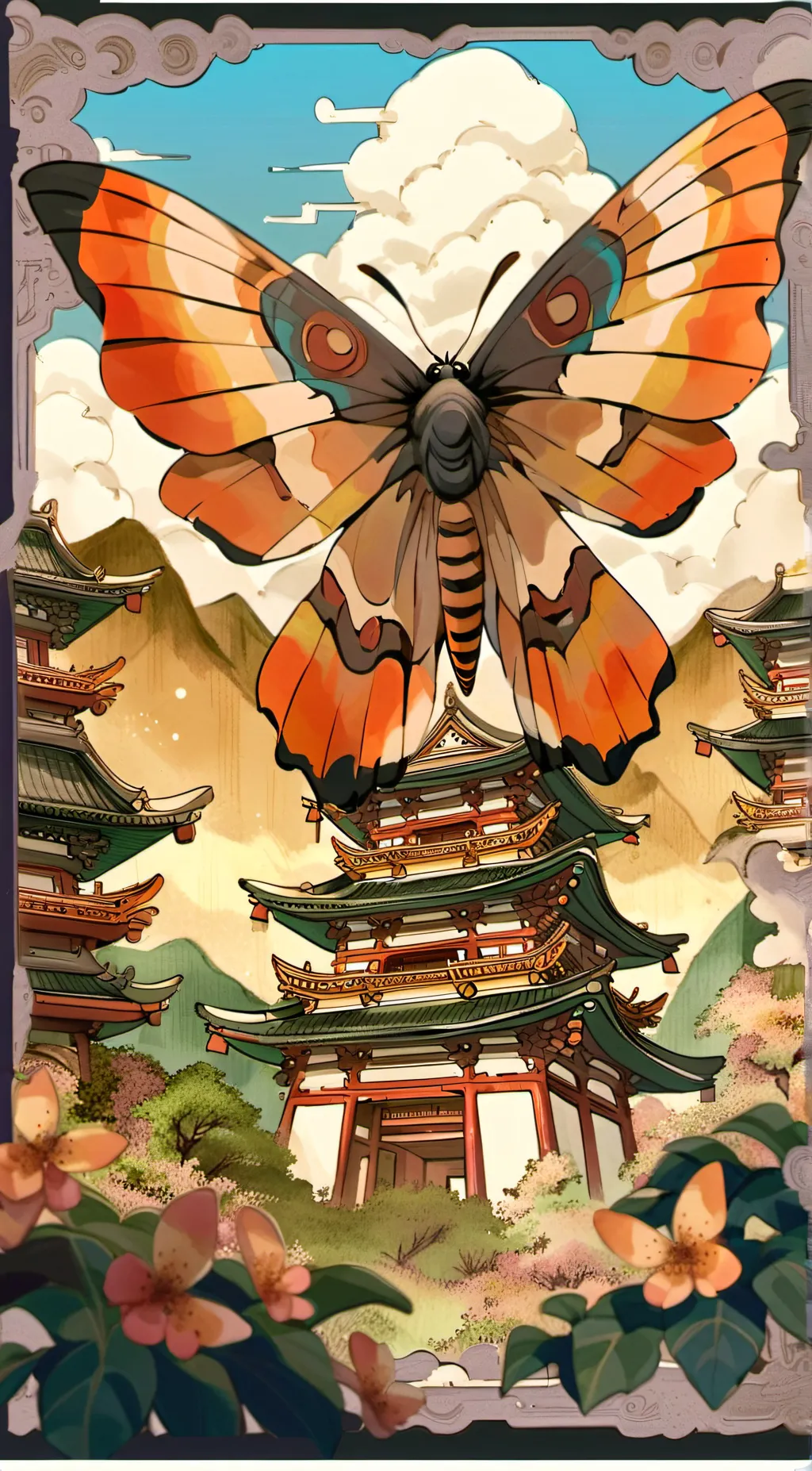 ai character: Mothra background