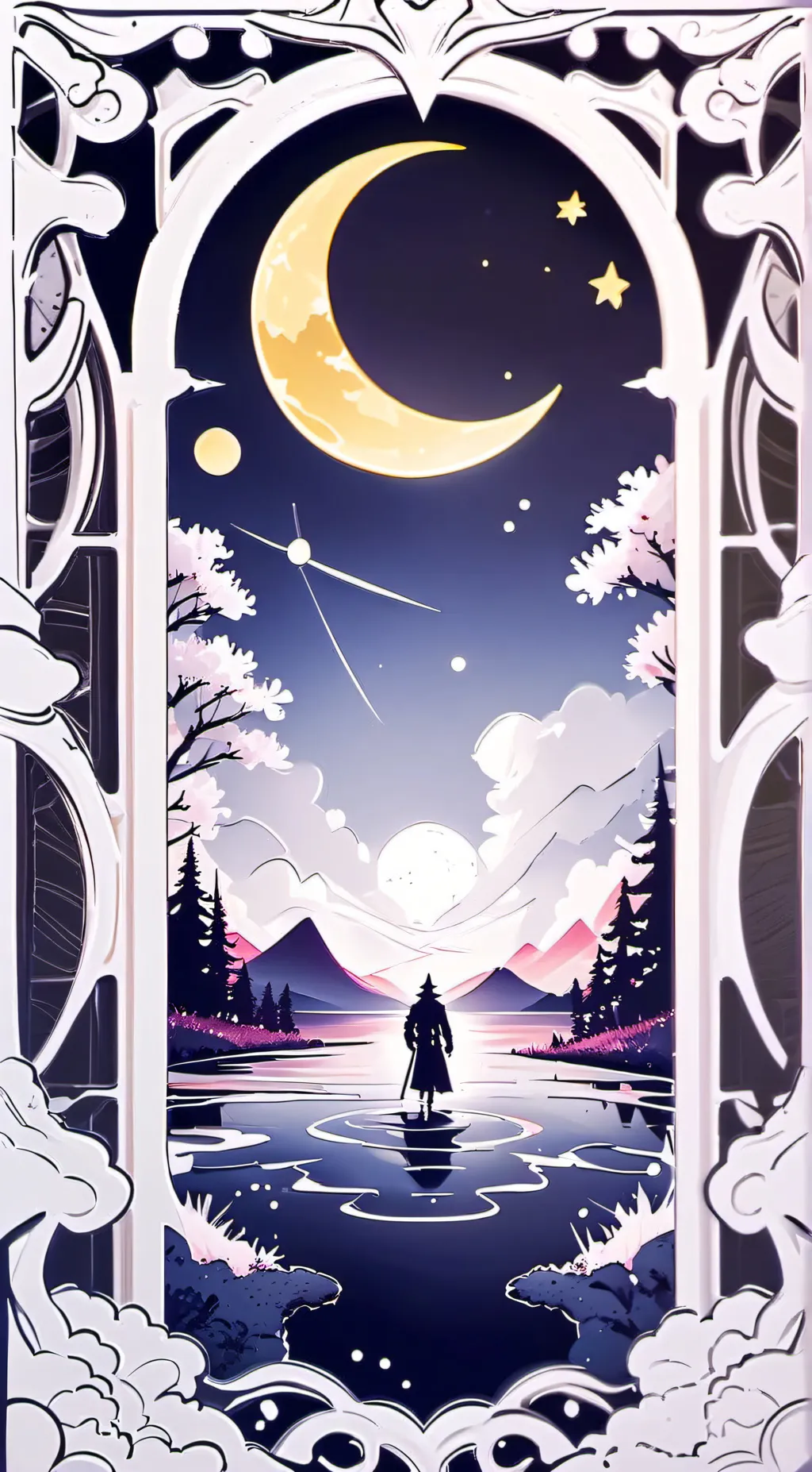 ai character: belle background