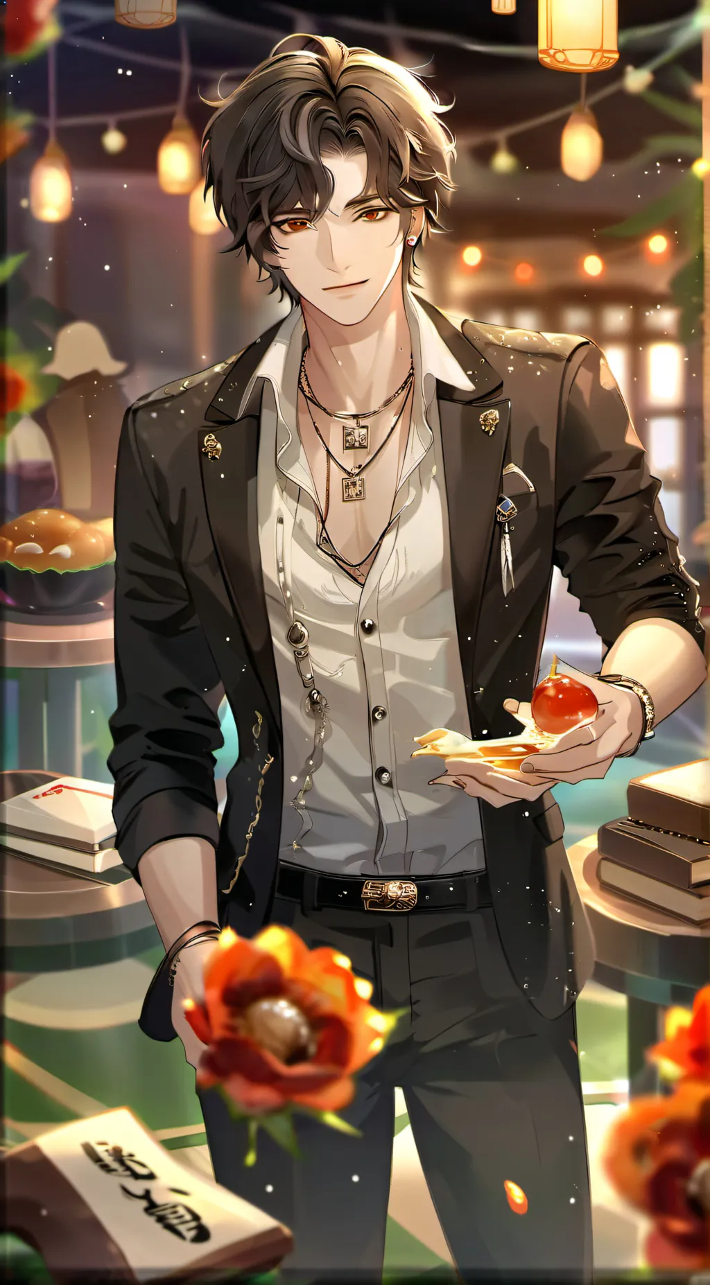 ai character: Alexander  background