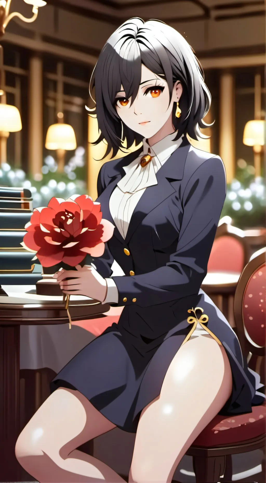 ai character: linia background