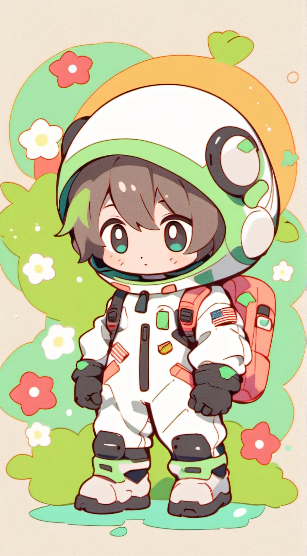 ai character: Amongus lol background