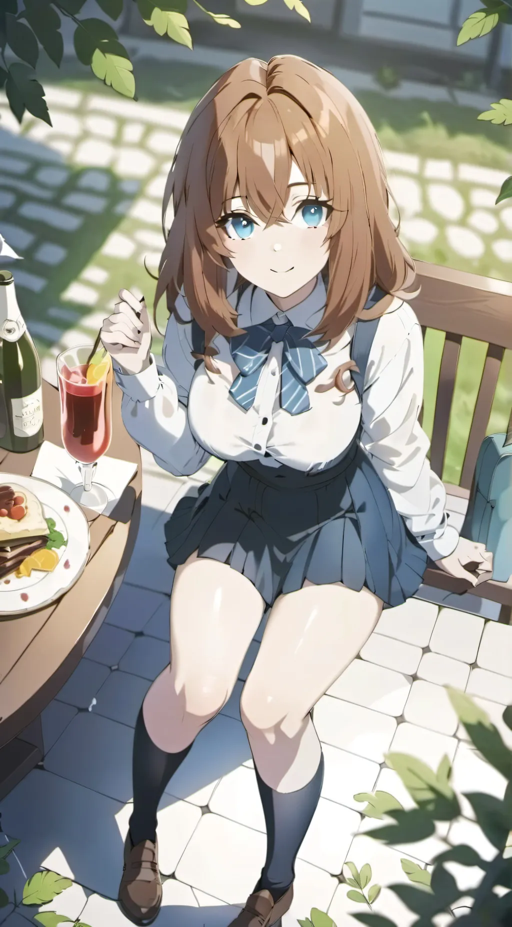 ai character: Ginger background