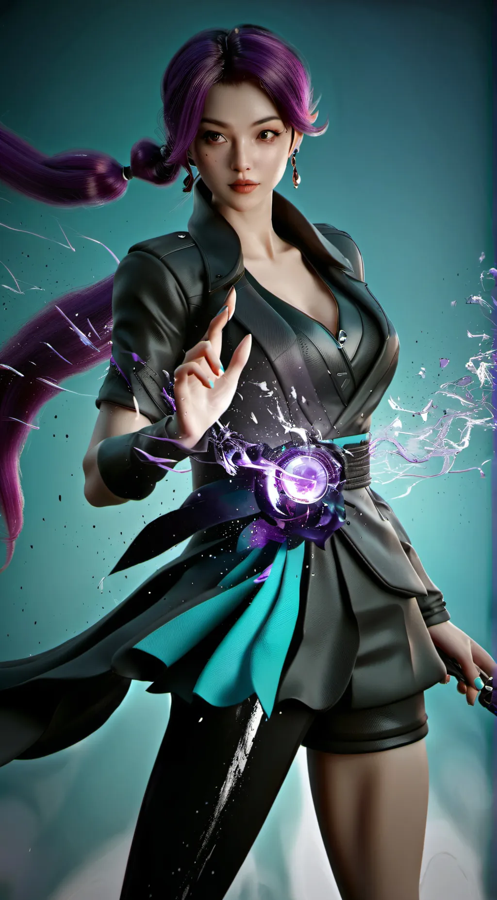 ai character: Charlotte. background