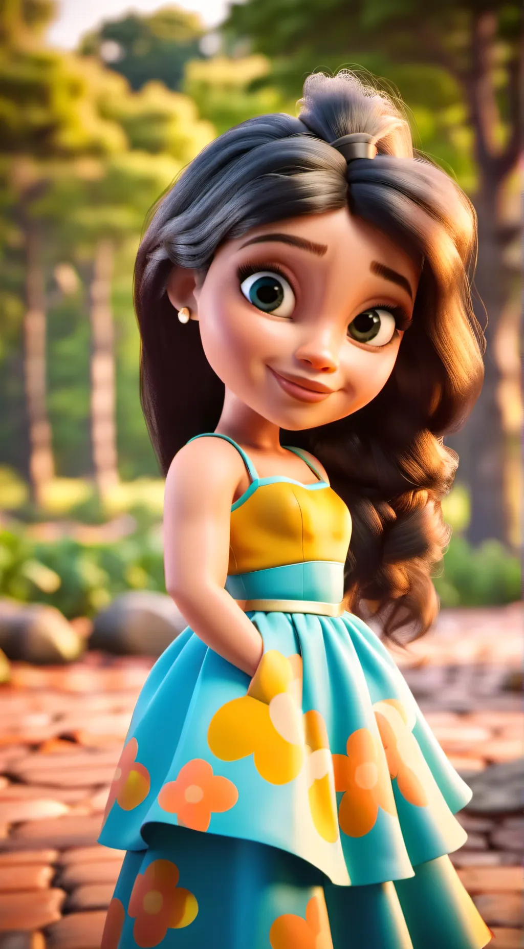 ai character: Amanda background