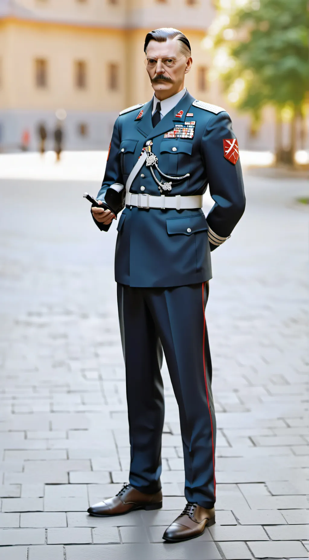 ai character: karl kronen  background