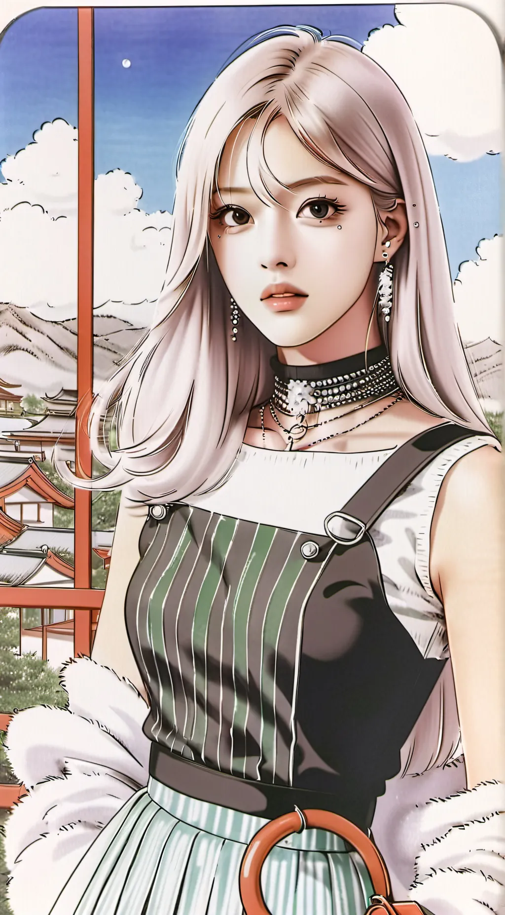 ai character: Rosé background