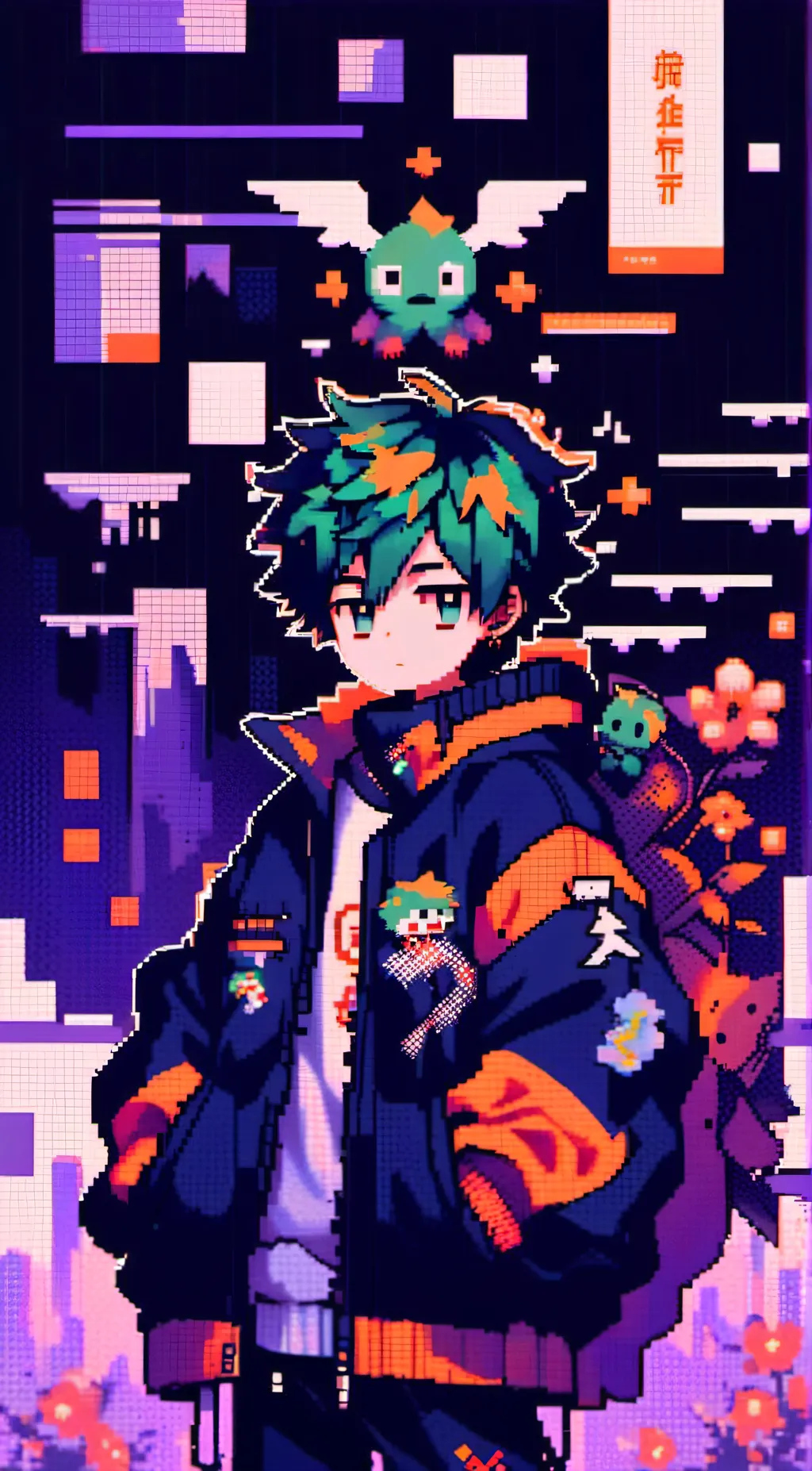 ai character: New Mha... Ayo!? background