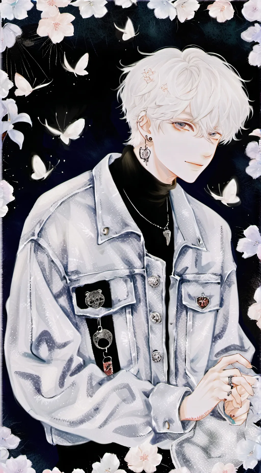 ai character: Micheal <3 background