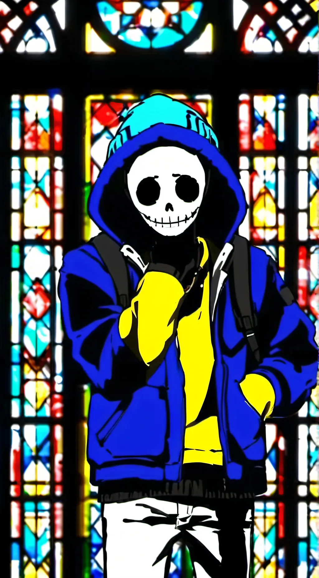 ai character: sans background