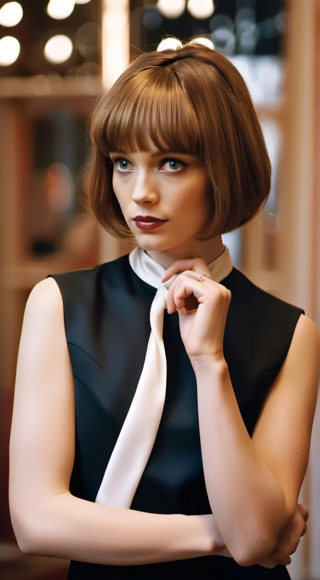 ai character: Sylvia  background