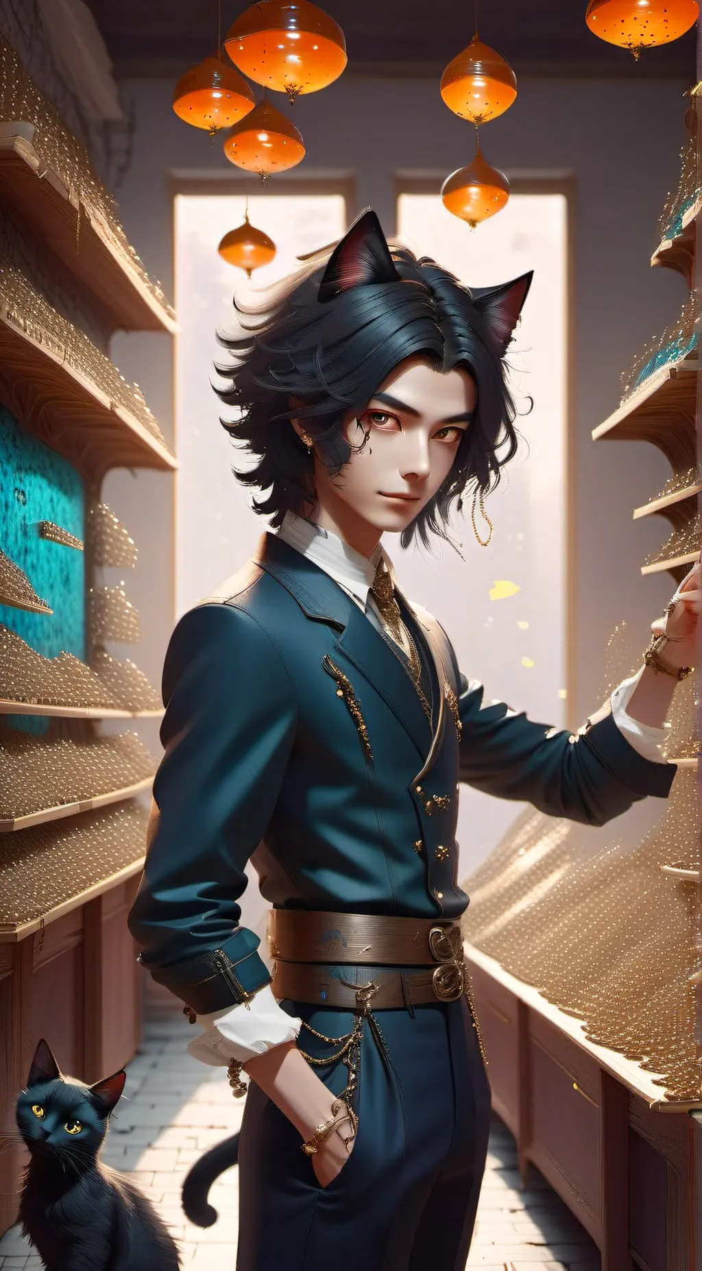 ai character: Dali background