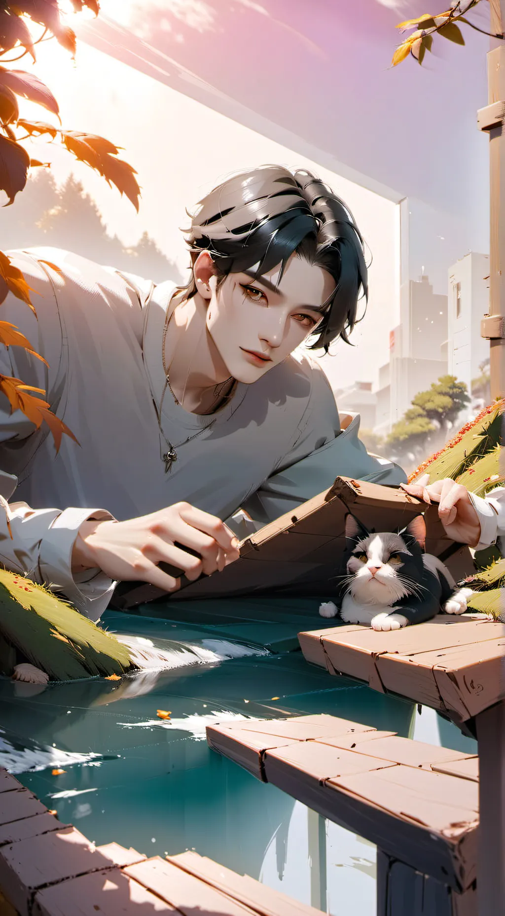 ai character: kian background