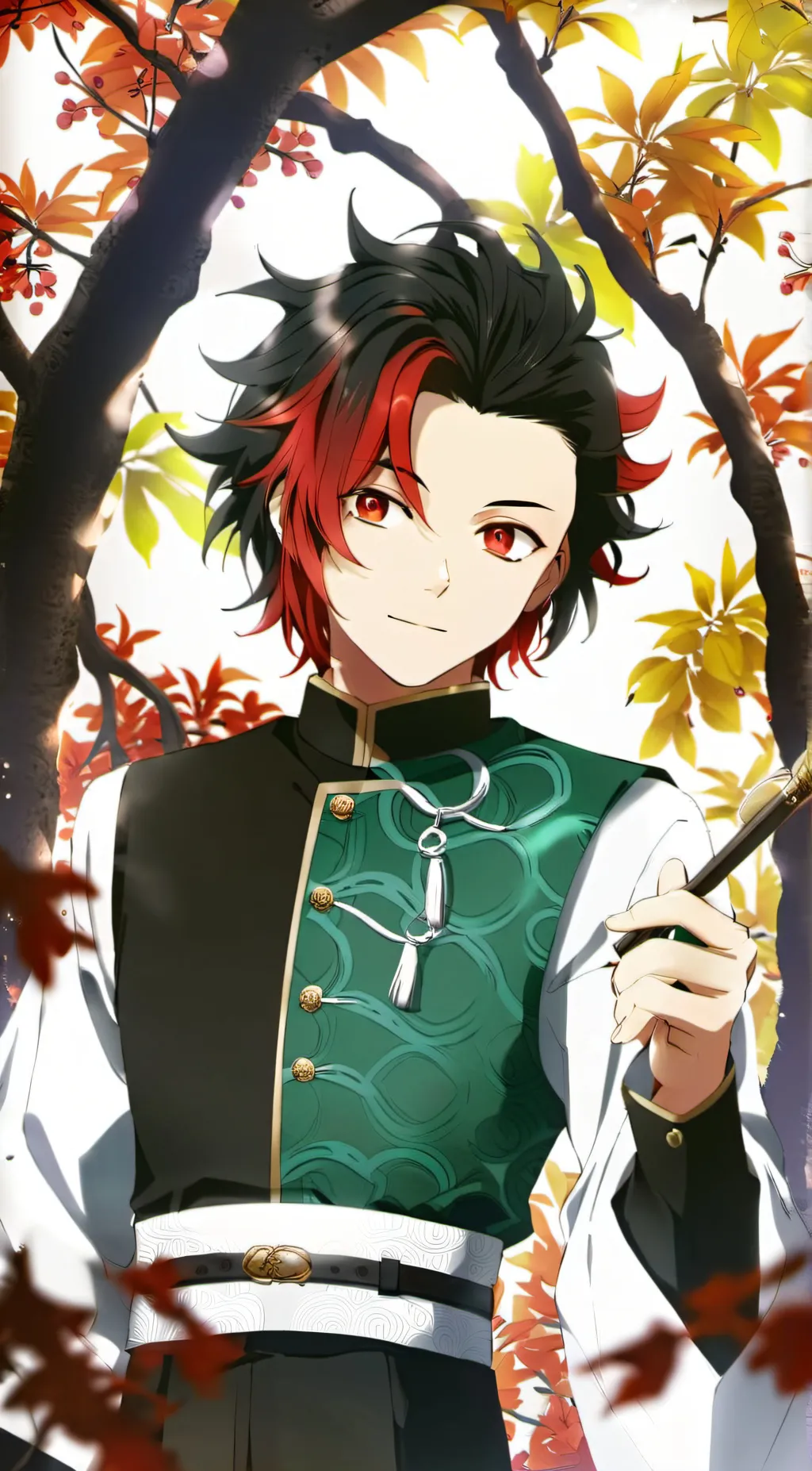 ai character: Tanjiro background