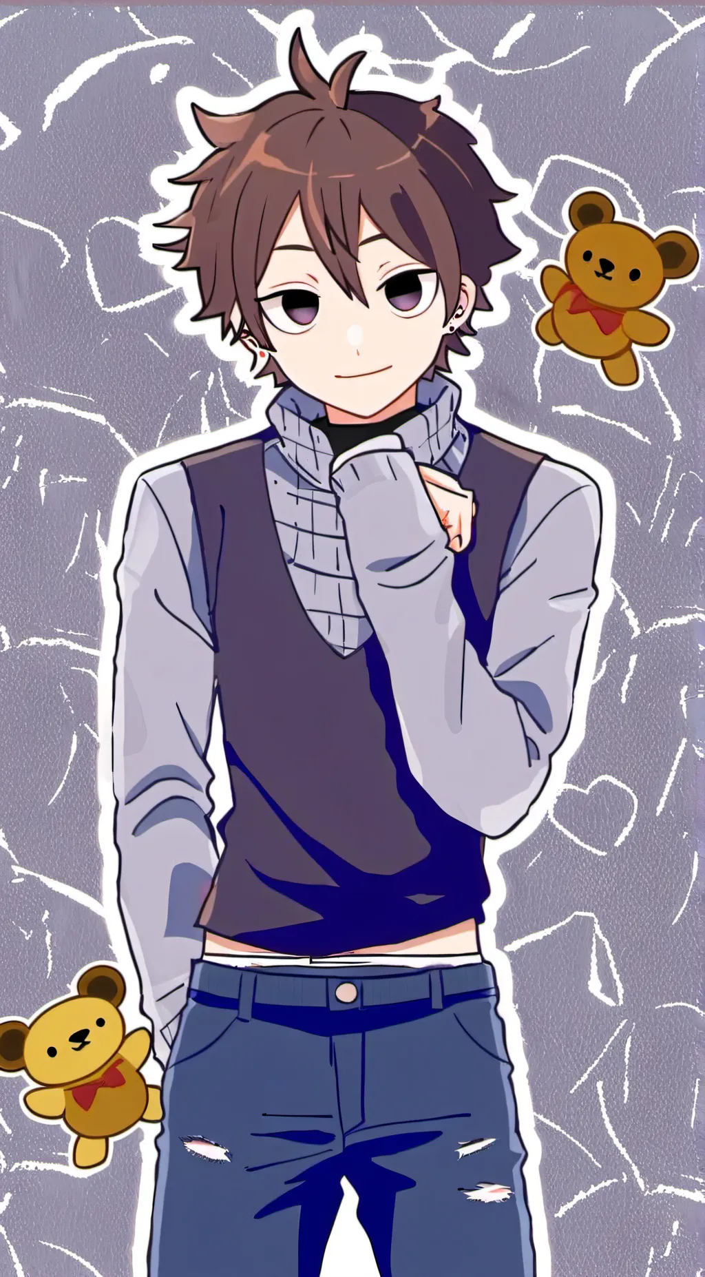 ai character: Micheal afton background