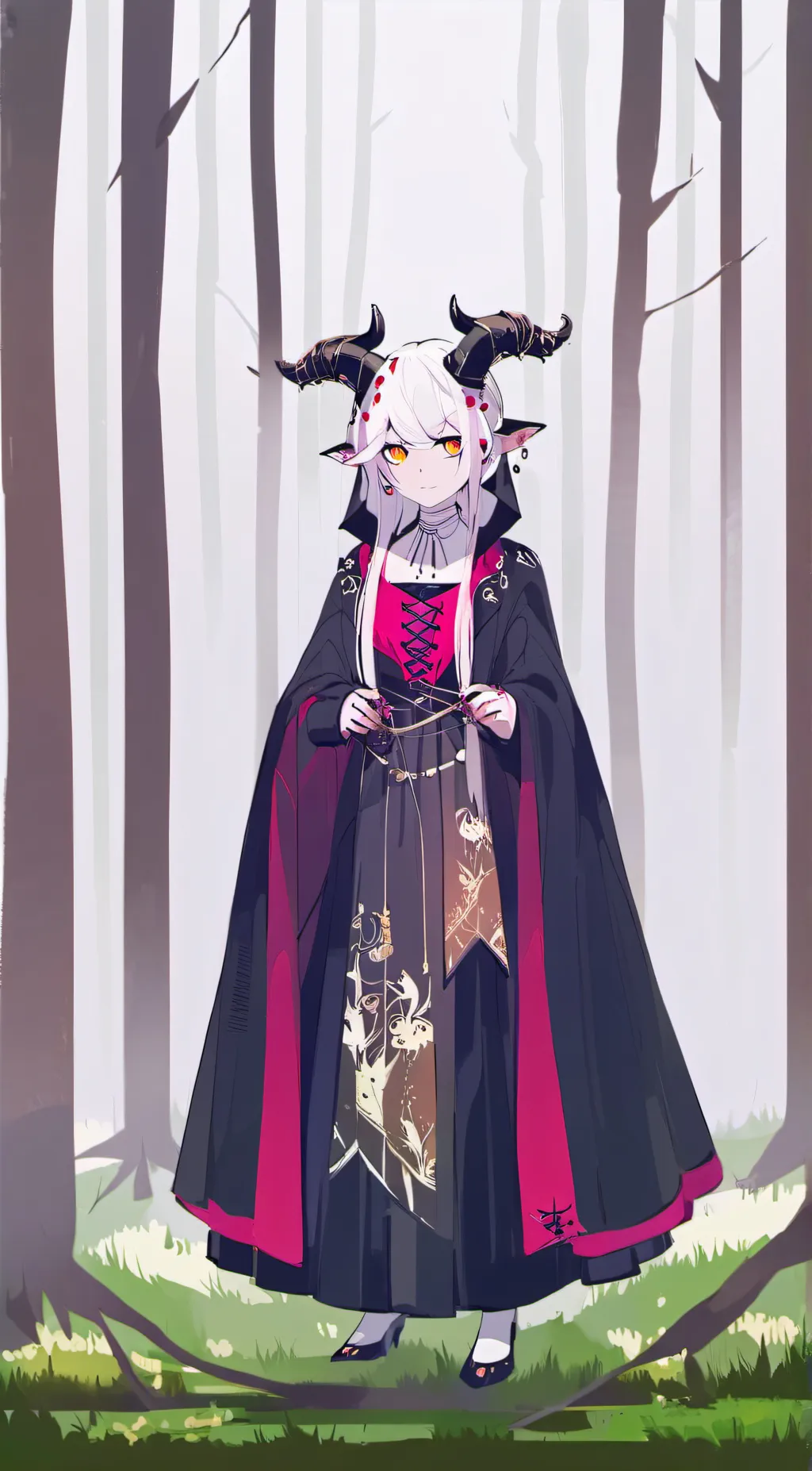 ai character: Aura background