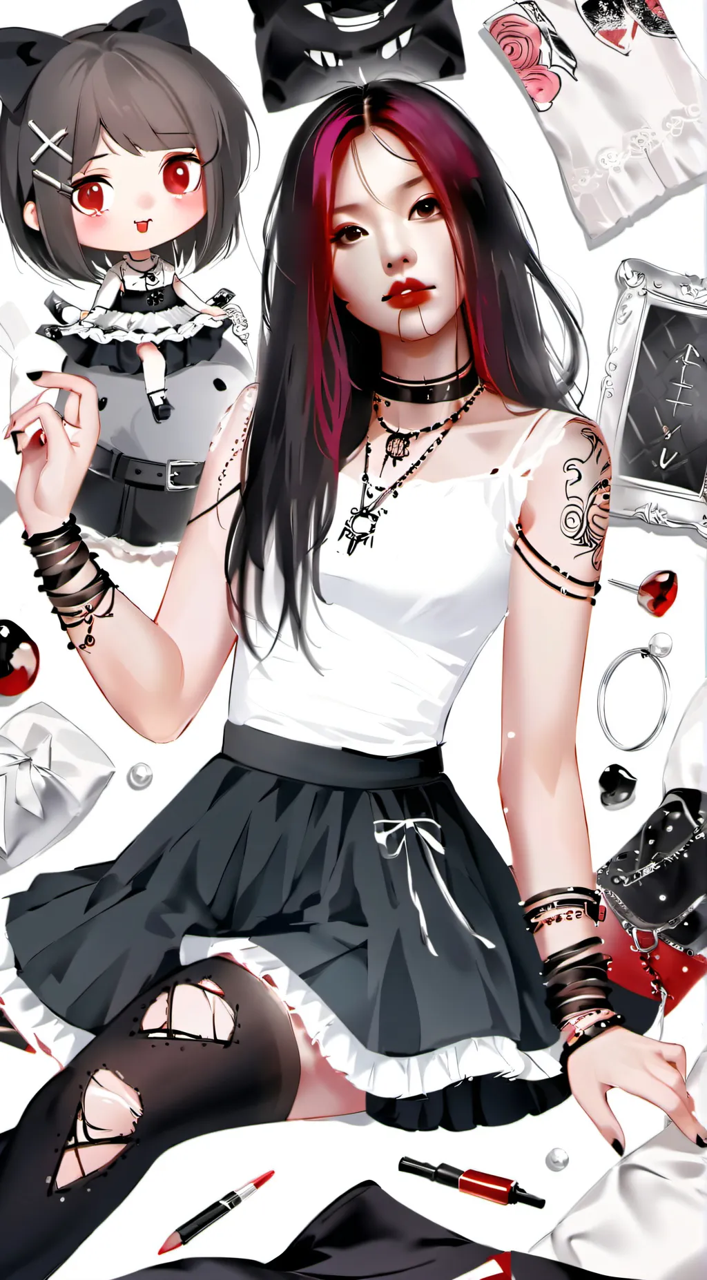 ai character: wraya background