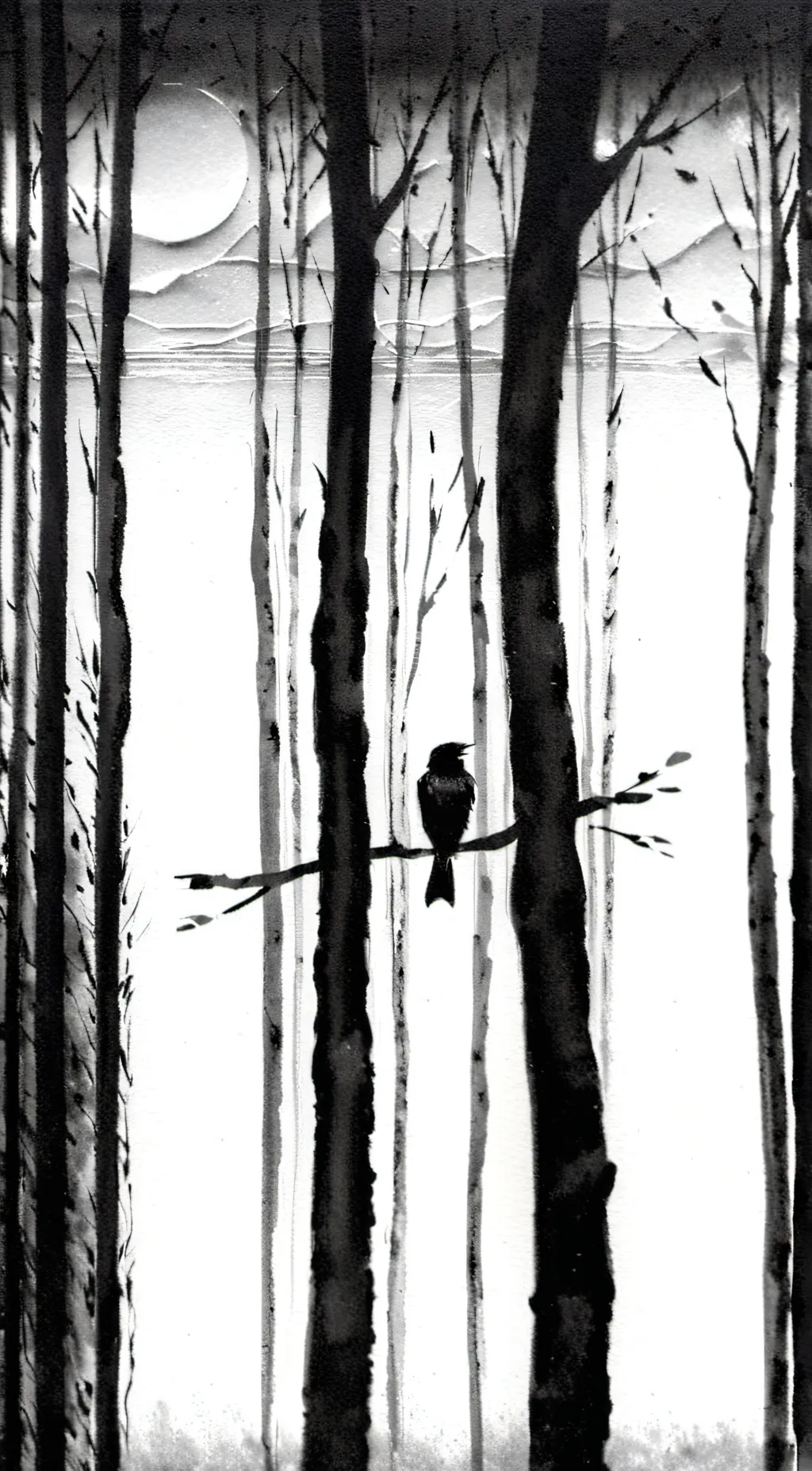 ai character: The Bird and Grim background