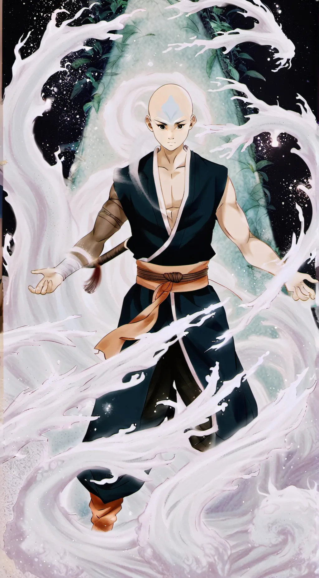 ai character: aang background