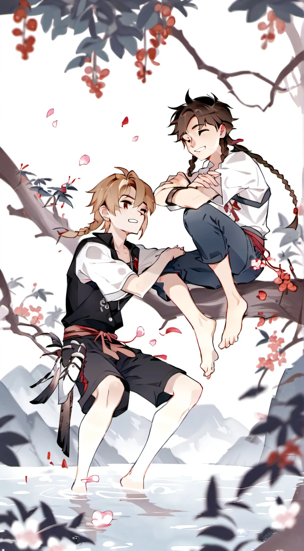 ai character: jess and amy background