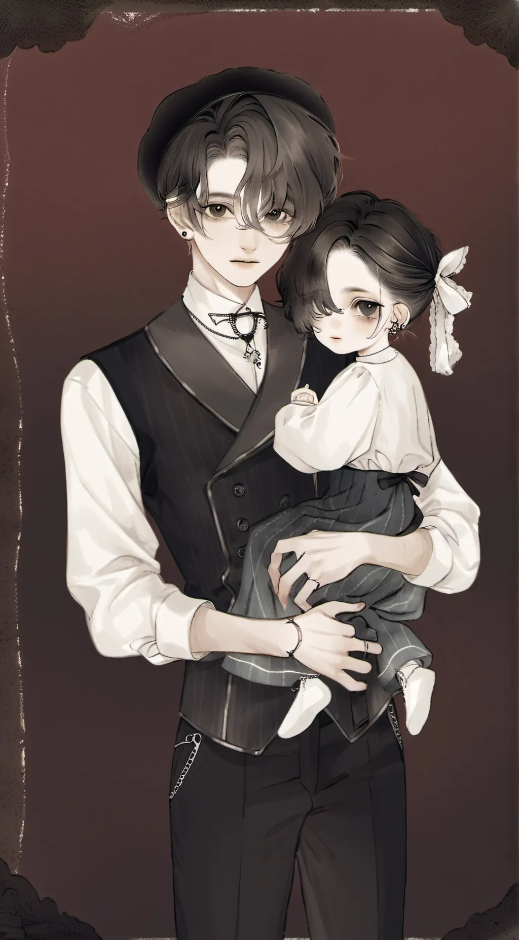 ai character: Jacob and Emily  background