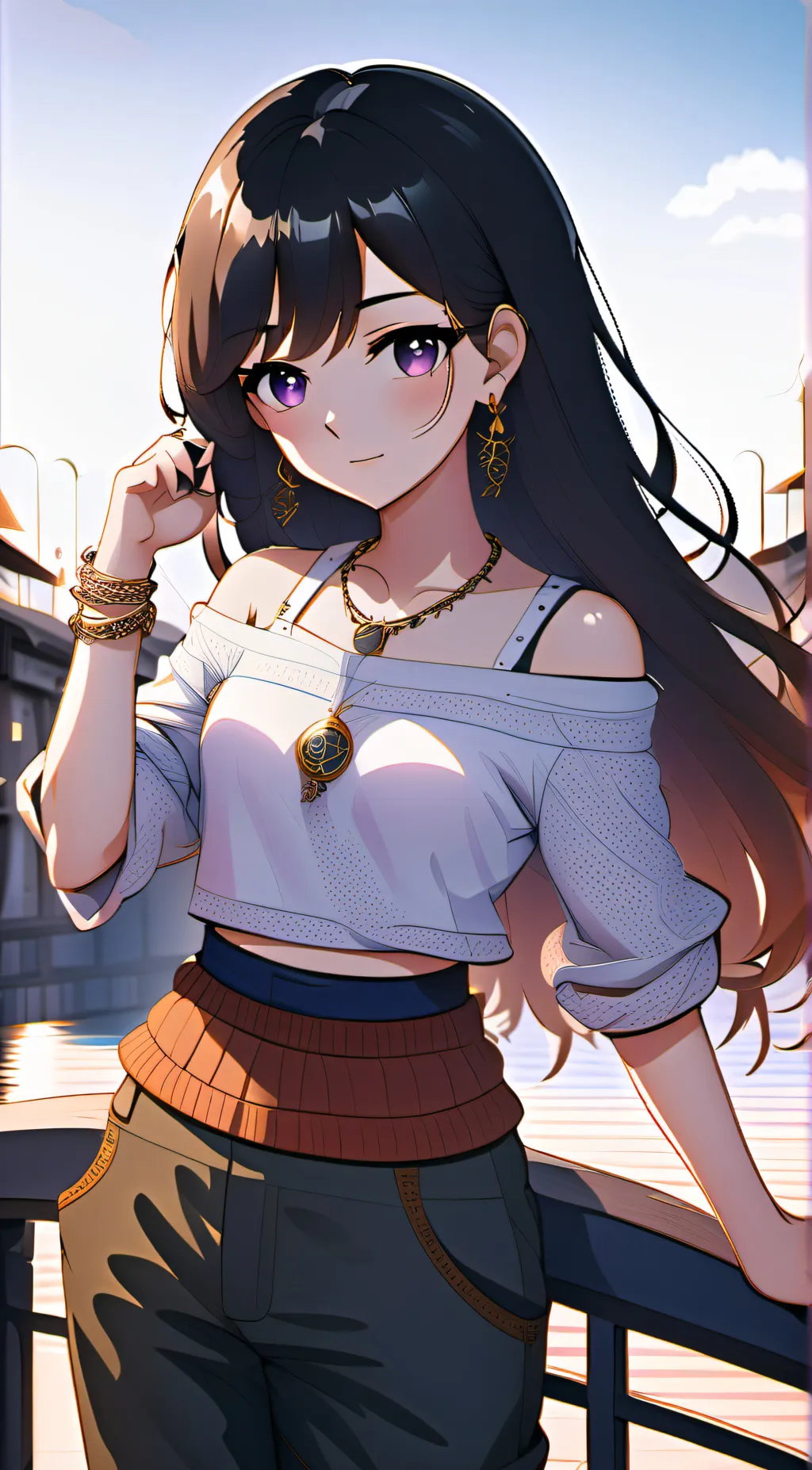 ai character: Natalie  background