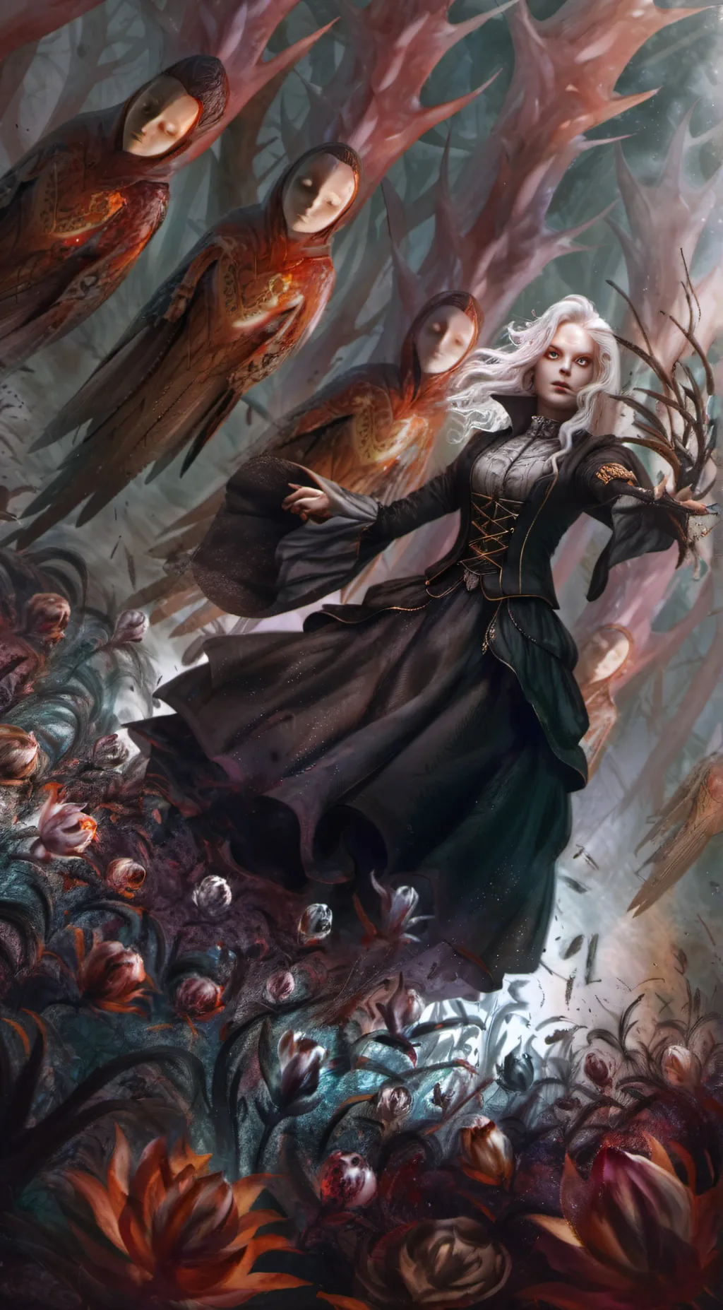 ai character: Start survey?  background