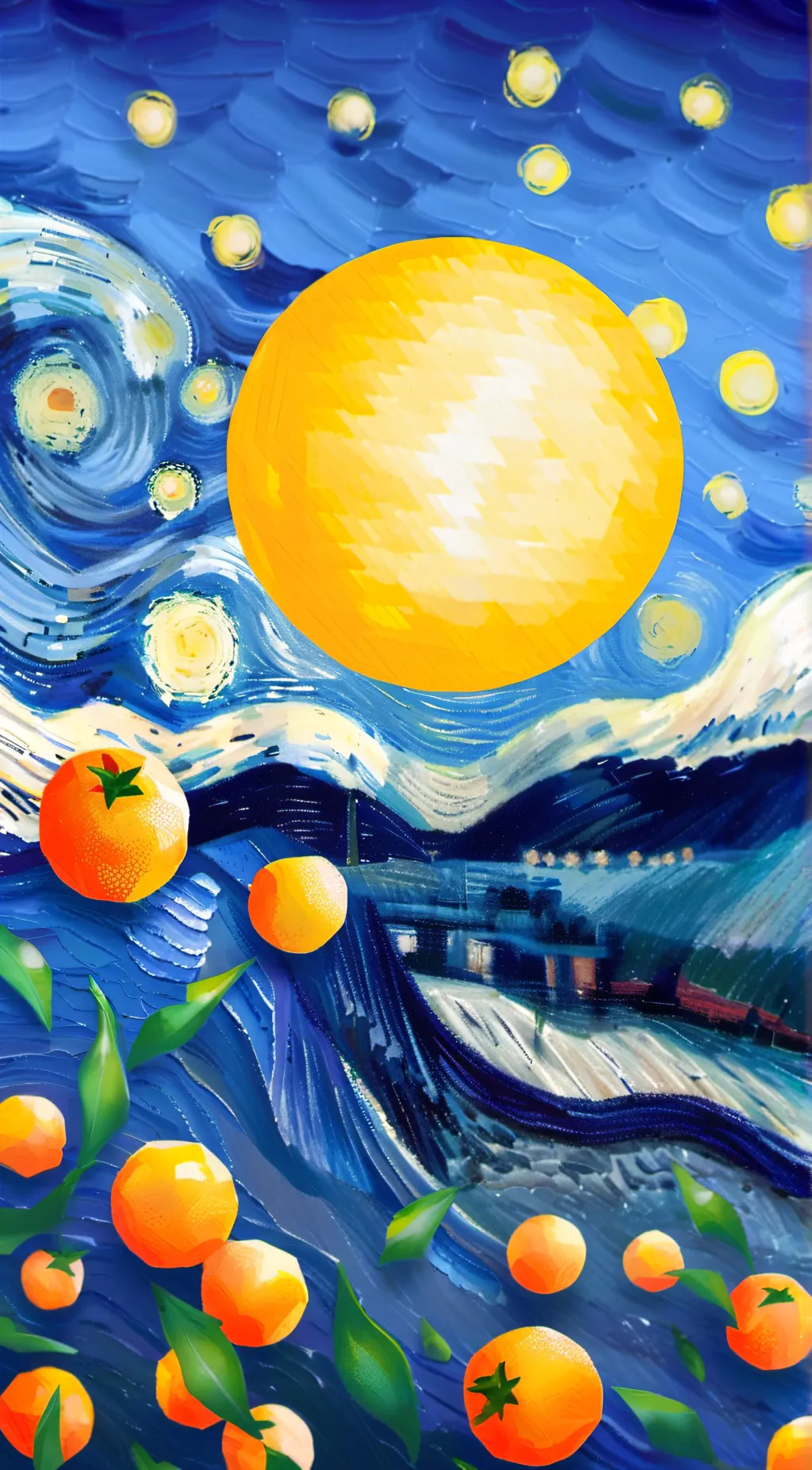 ai character: lifestreak orange background