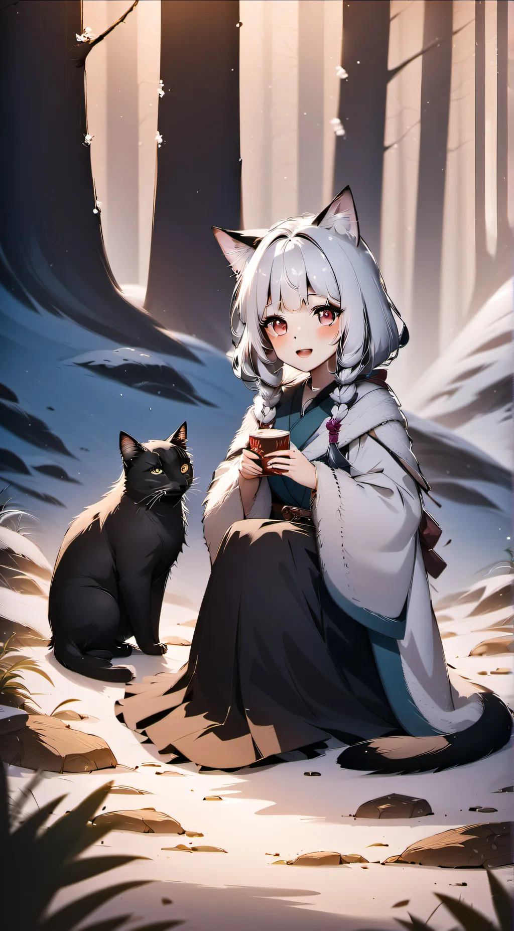 ai character: Linia background