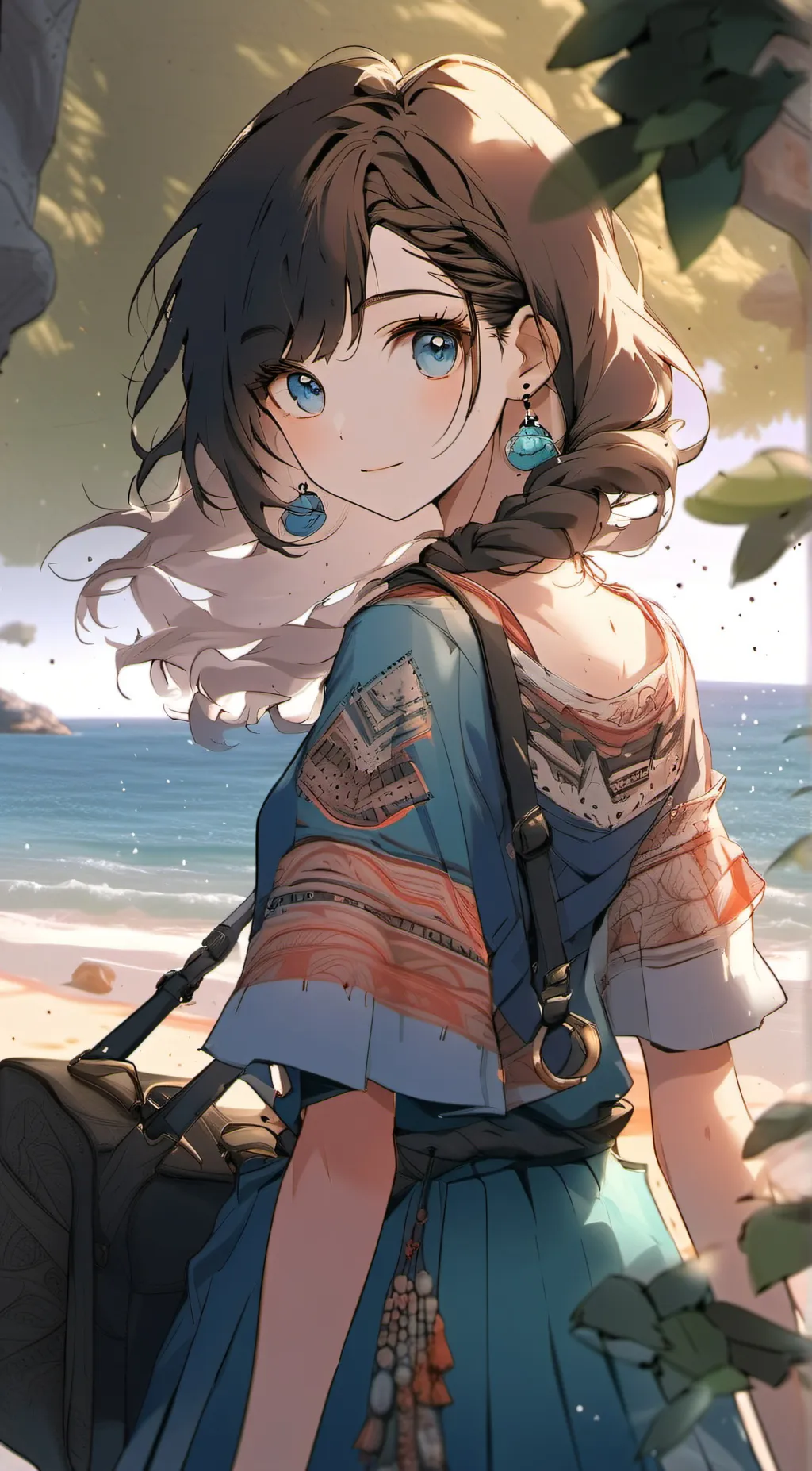 ai character: luna background