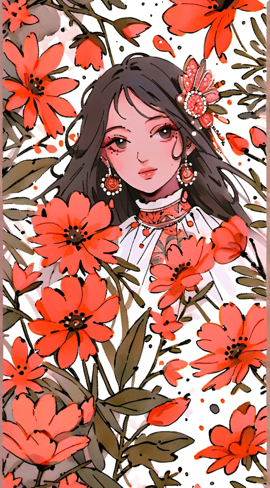 ai character: ss sniper wolf  background