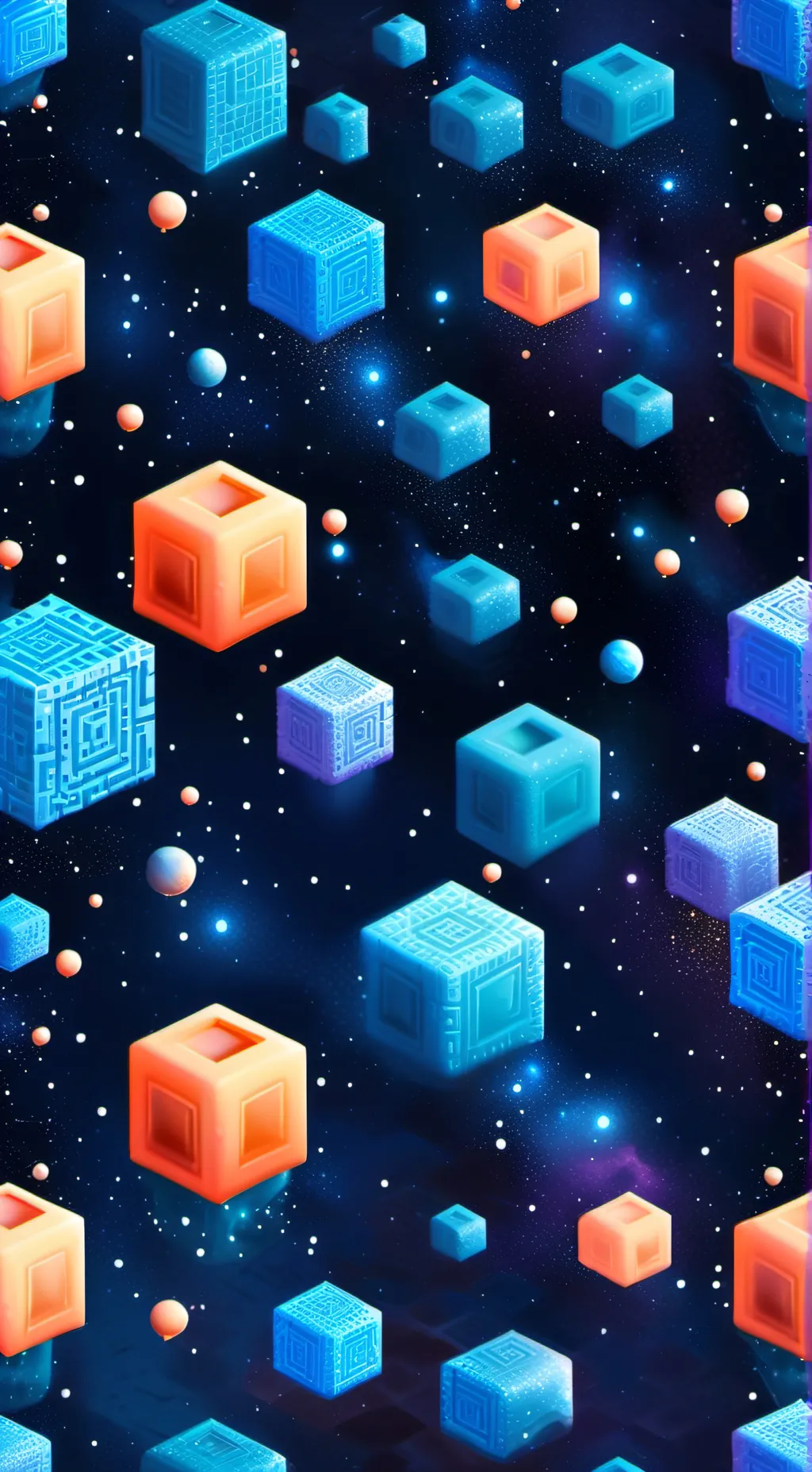 ai character: geometry dash background