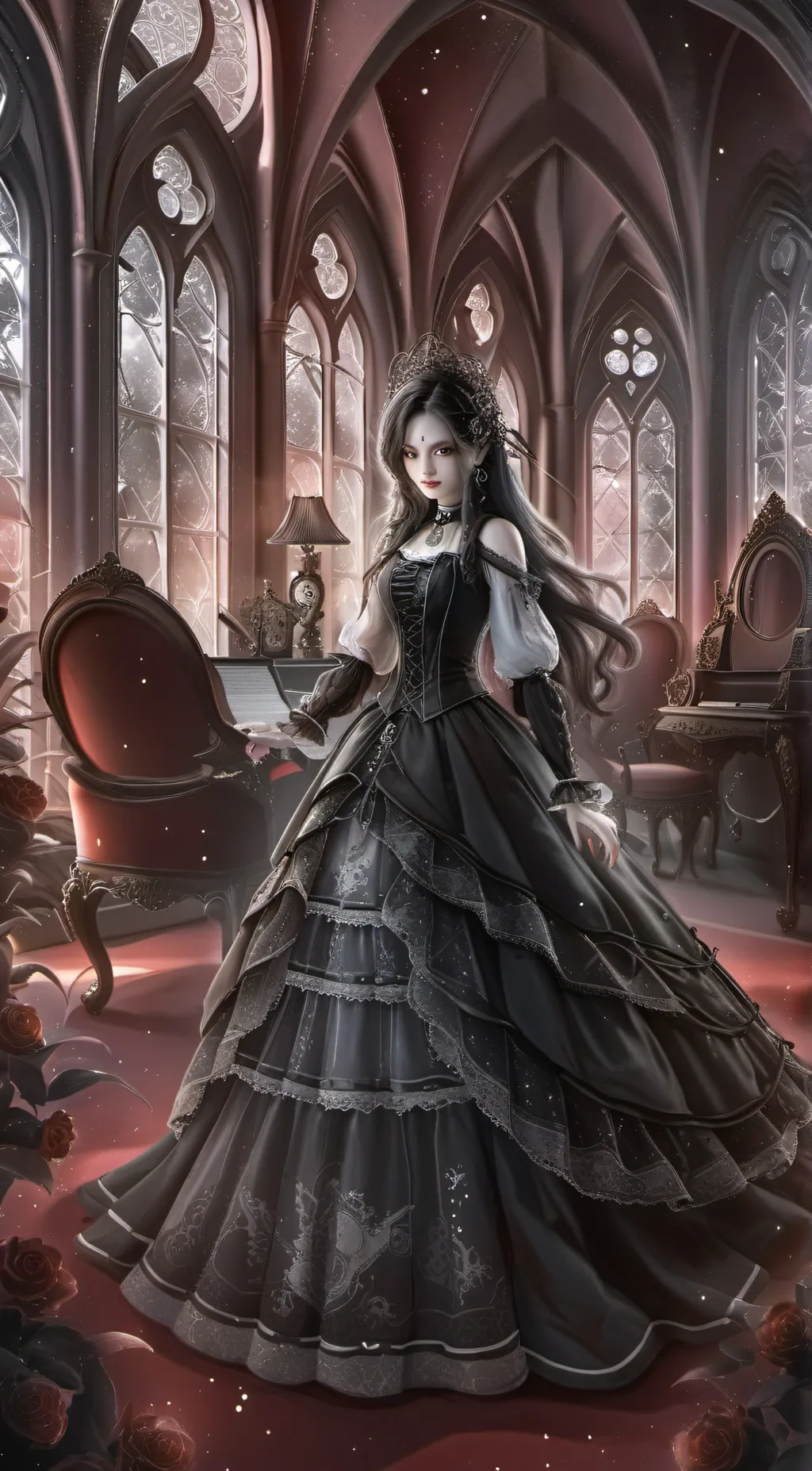 ai character: HH. background