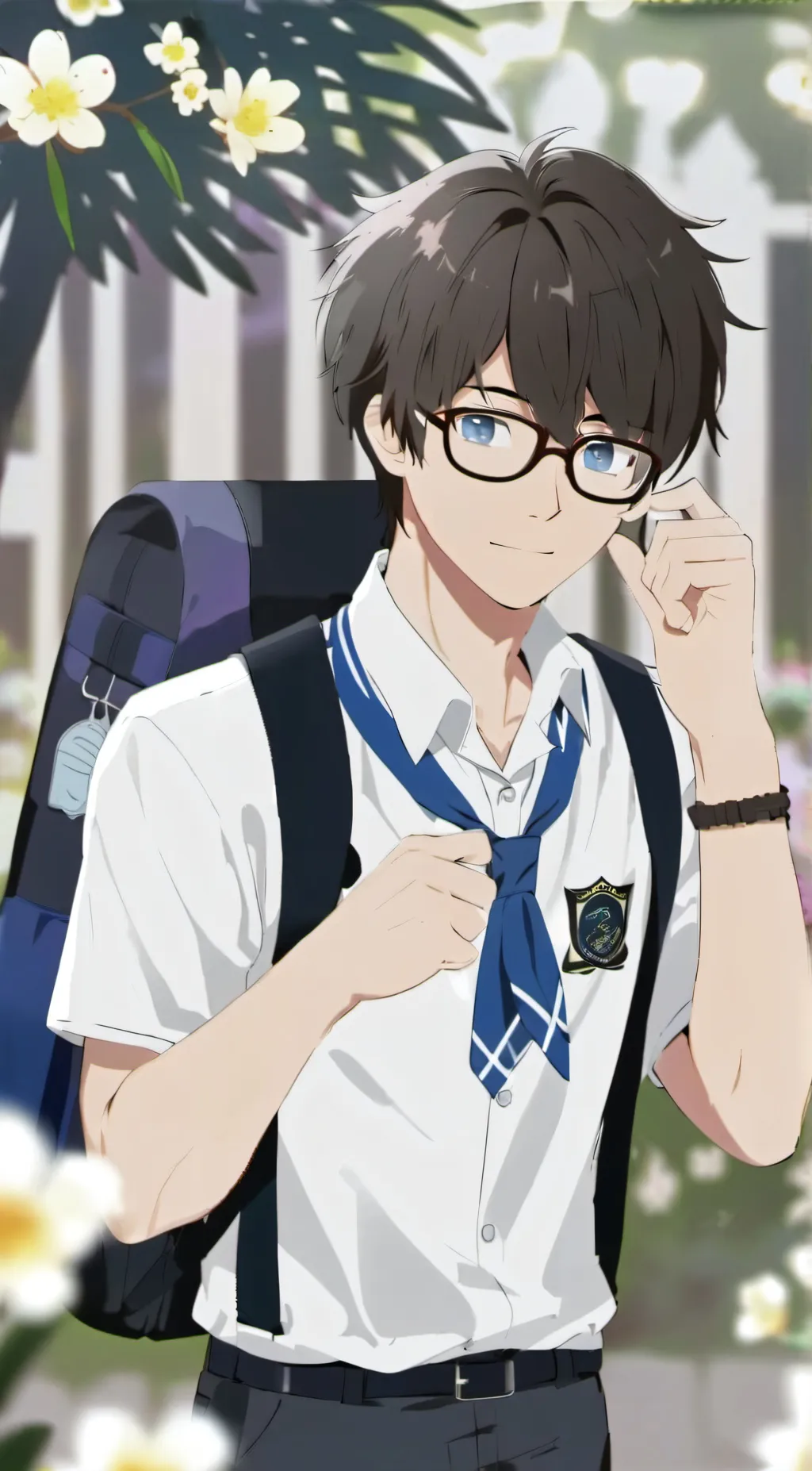 ai character: Most Popular Nerd background