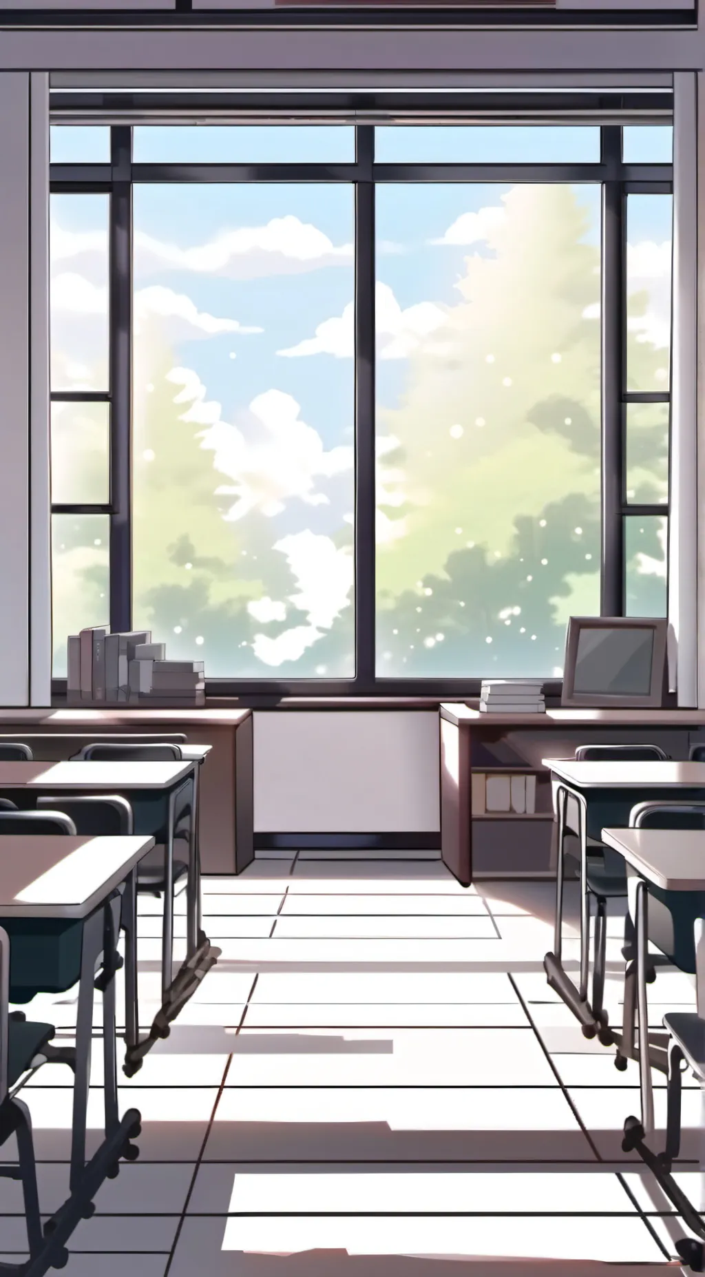 ai character: my classroom  background